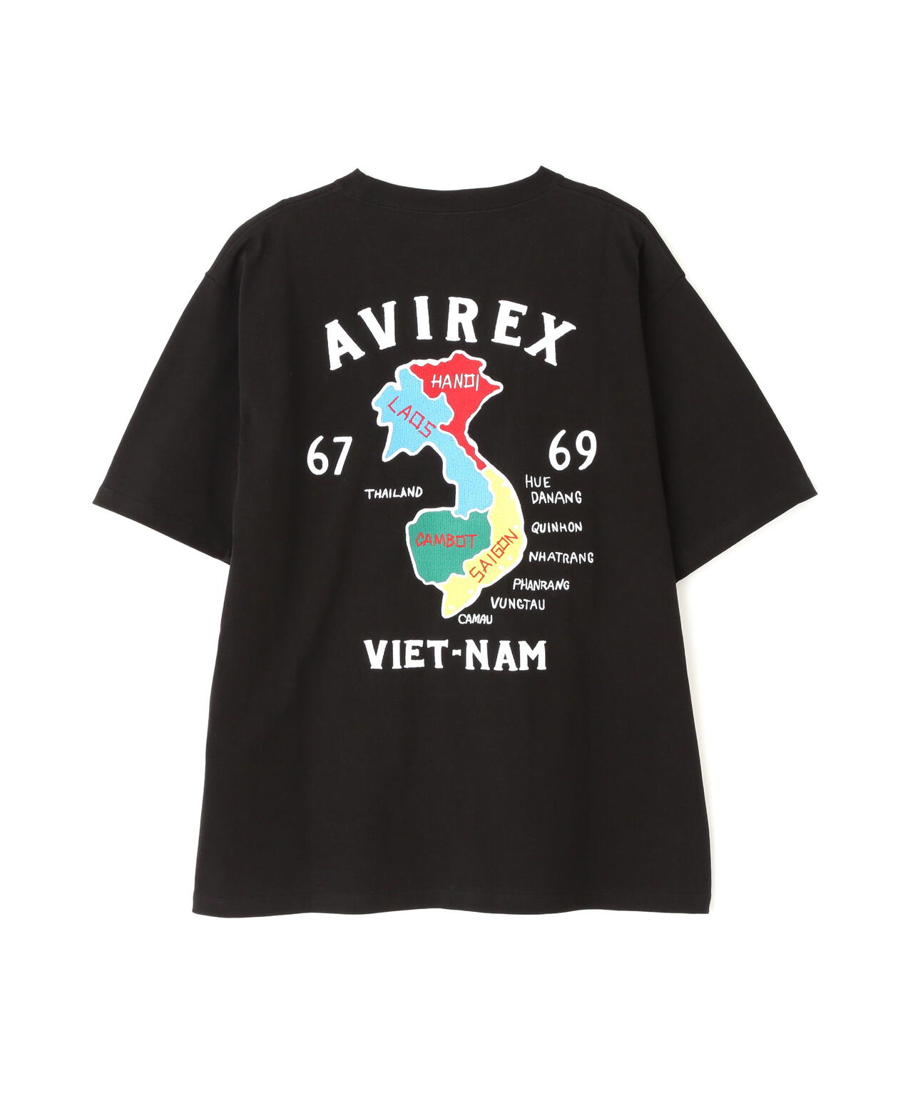 《WEB&DEPOT限定》VIETNAM EMBROIDERY T-SHIRT / ベトナム 刺繍 半袖Tシャツ / AVIREX /