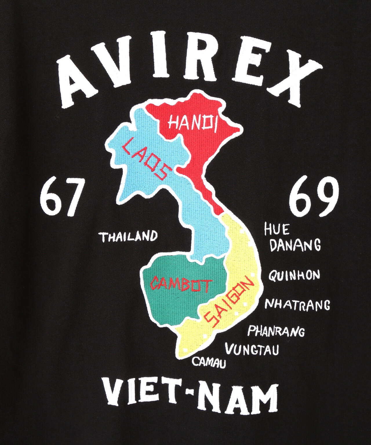 《WEB&DEPOT限定》VIETNAM EMBROIDERY T-SHIRT / ベトナム 刺繍 半袖Tシャツ / AVIREX /