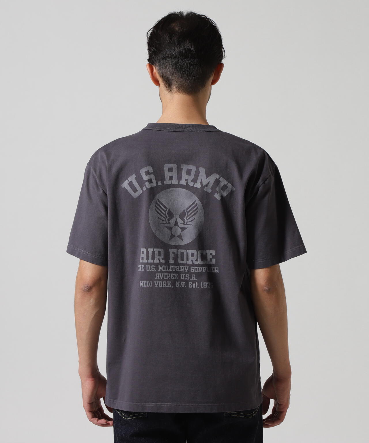 MIL. STENCIL T-SHIRT US ARMY AIR FORCE / ステンシル 半袖Tシャツ アーミー エアフォース