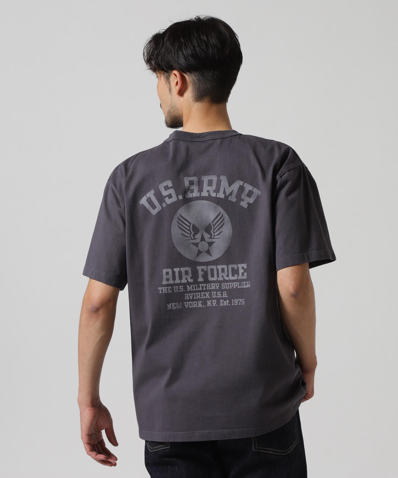 MIL. STENCIL T-SHIRT US ARMY AIR FORCE / ステンシル 半袖Tシャツ アーミー エアフォース