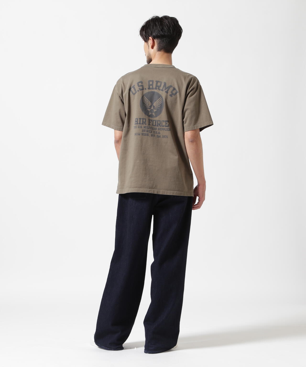MIL. STENCIL T-SHIRT US ARMY AIR FORCE / ステンシル 半袖Tシャツ アーミー エアフォース