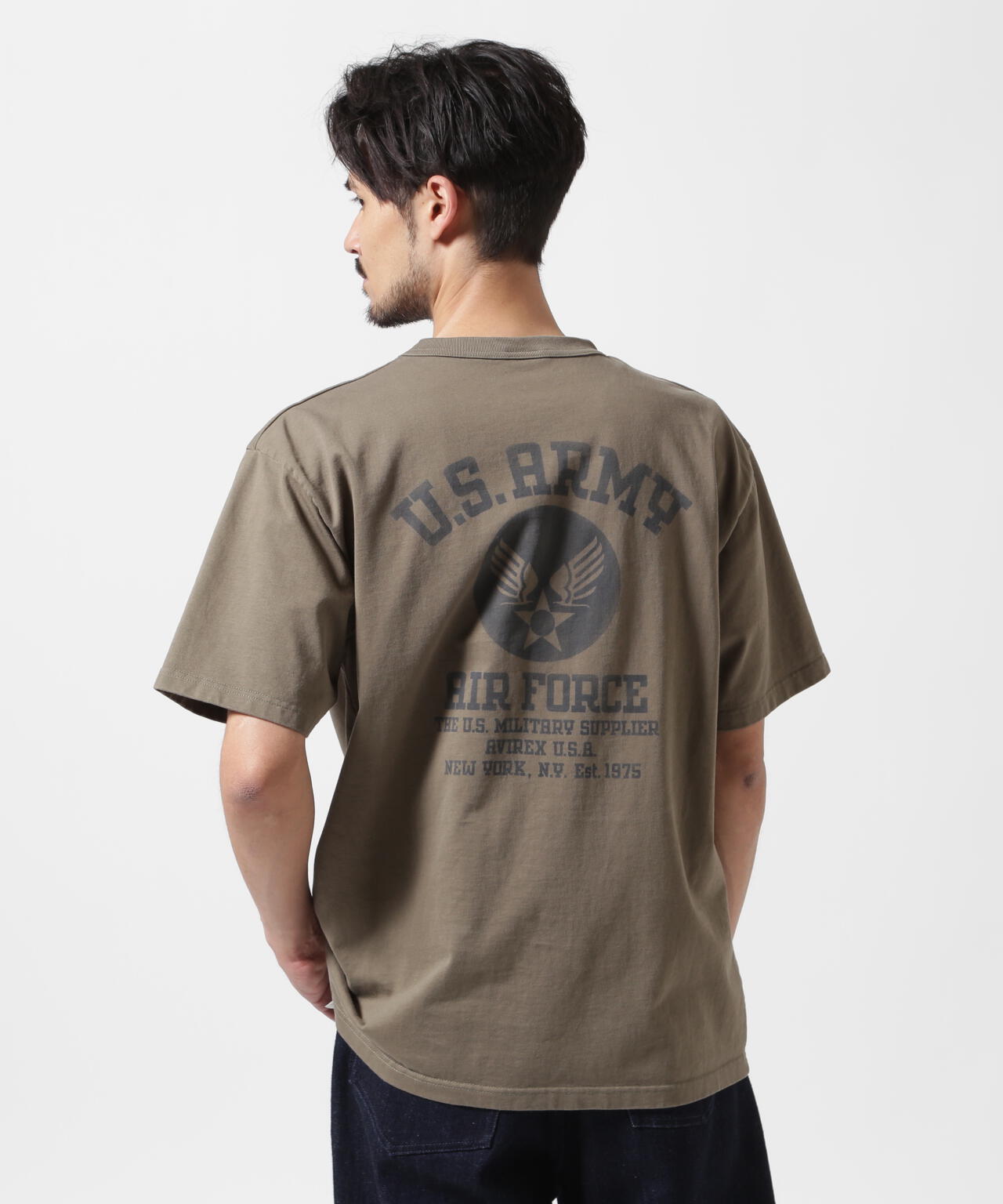 MIL. STENCIL T-SHIRT US ARMY AIR FORCE / ステンシル 半袖Tシャツ アーミー エアフォース