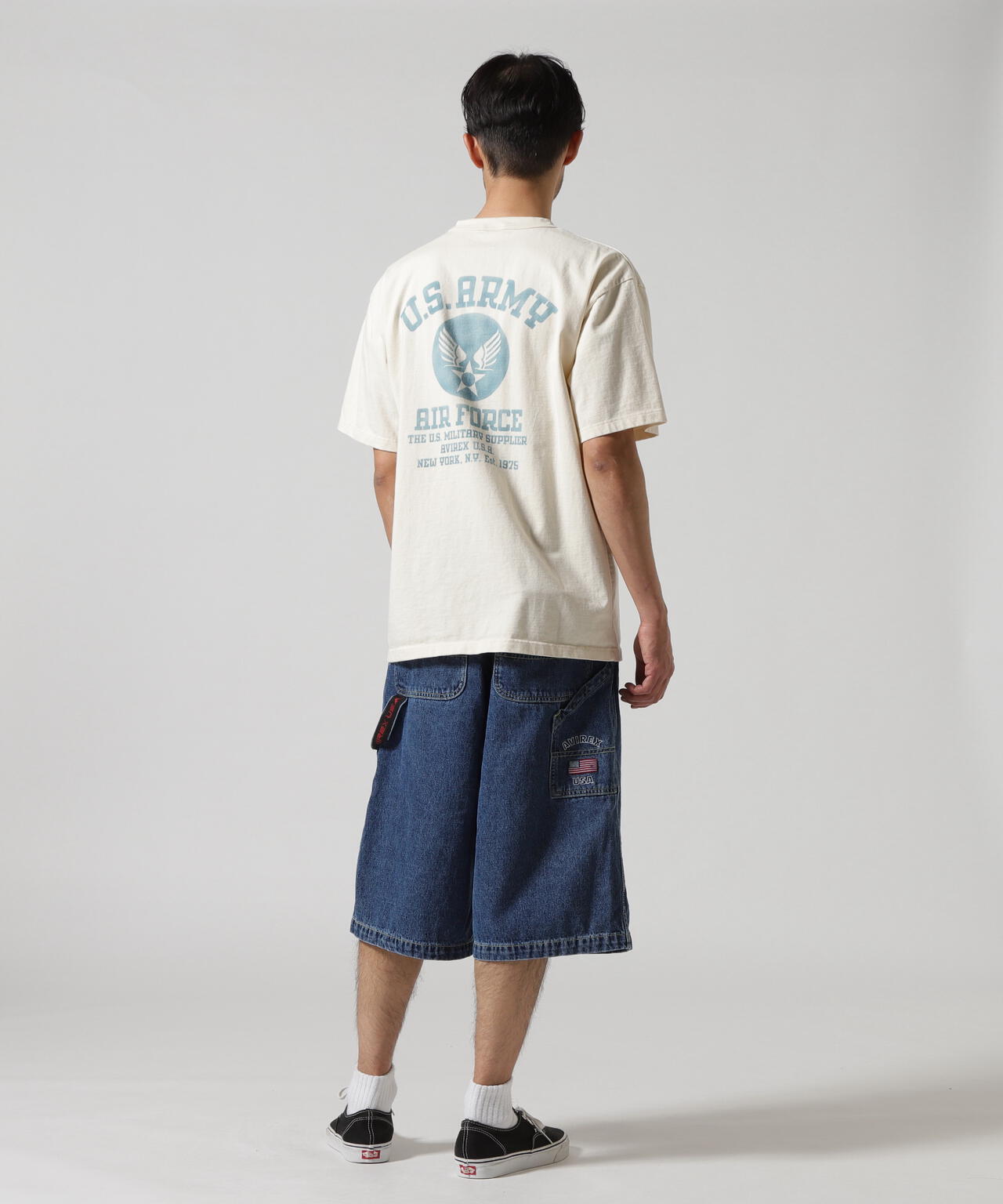 MIL. STENCIL T-SHIRT US ARMY AIR FORCE / ステンシル 半袖Tシャツ アーミー エアフォース