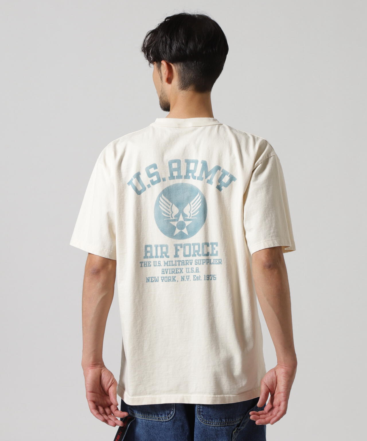 MIL. STENCIL T-SHIRT US ARMY AIR FORCE / ステンシル 半袖Tシャツ アーミー エアフォース