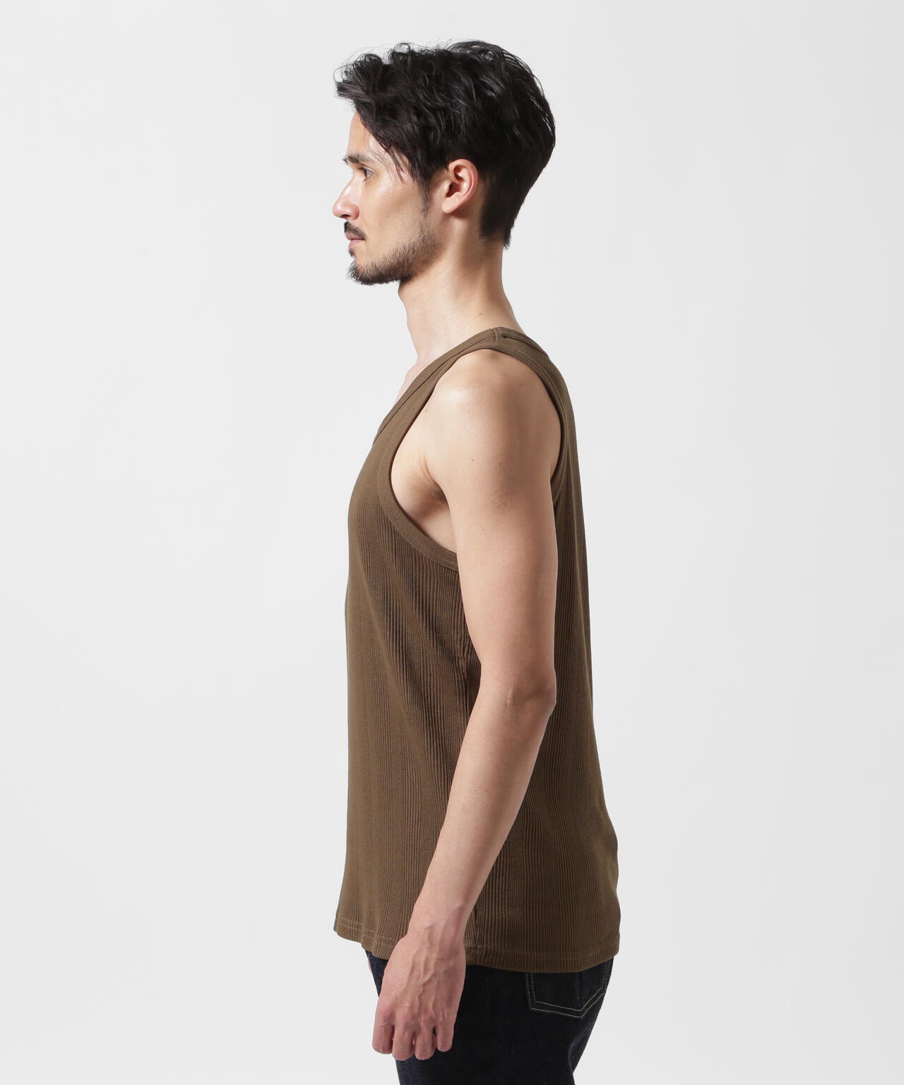 《直営店限定》RANDOM RIB TANK TOP / ランダムリブ タンクトップ