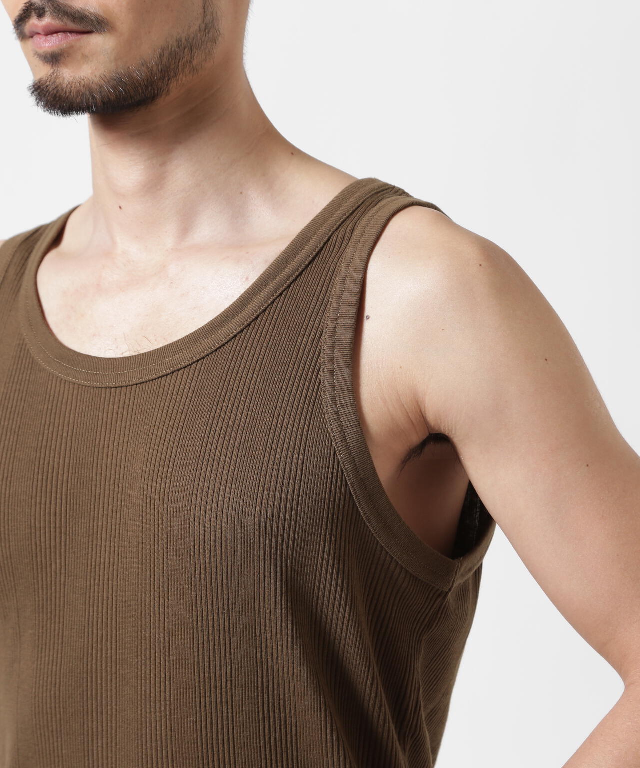 《直営店限定》RANDOM RIB TANK TOP / ランダムリブ タンクトップ