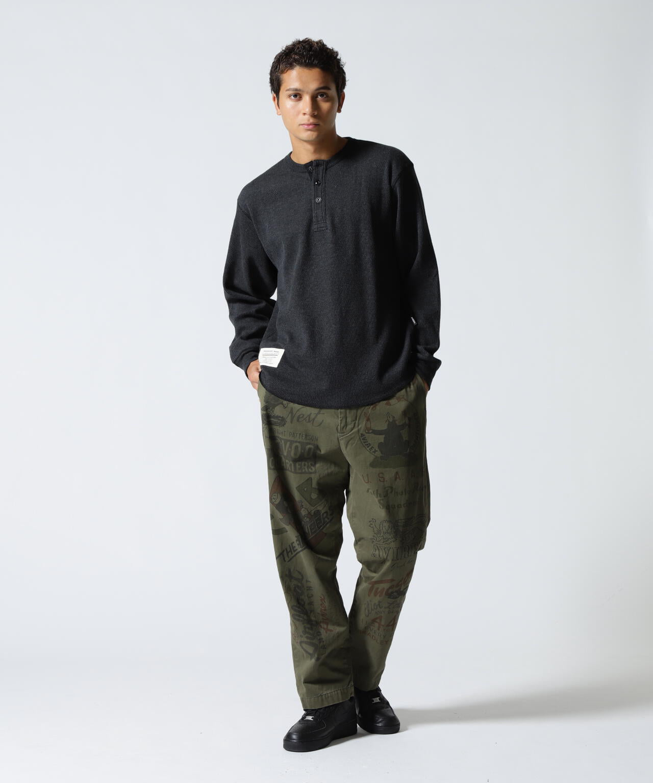 《RESTORE COLLECTION》60’s ARMY CHINO PANTS ”ARCHIVE GRAPHIC”