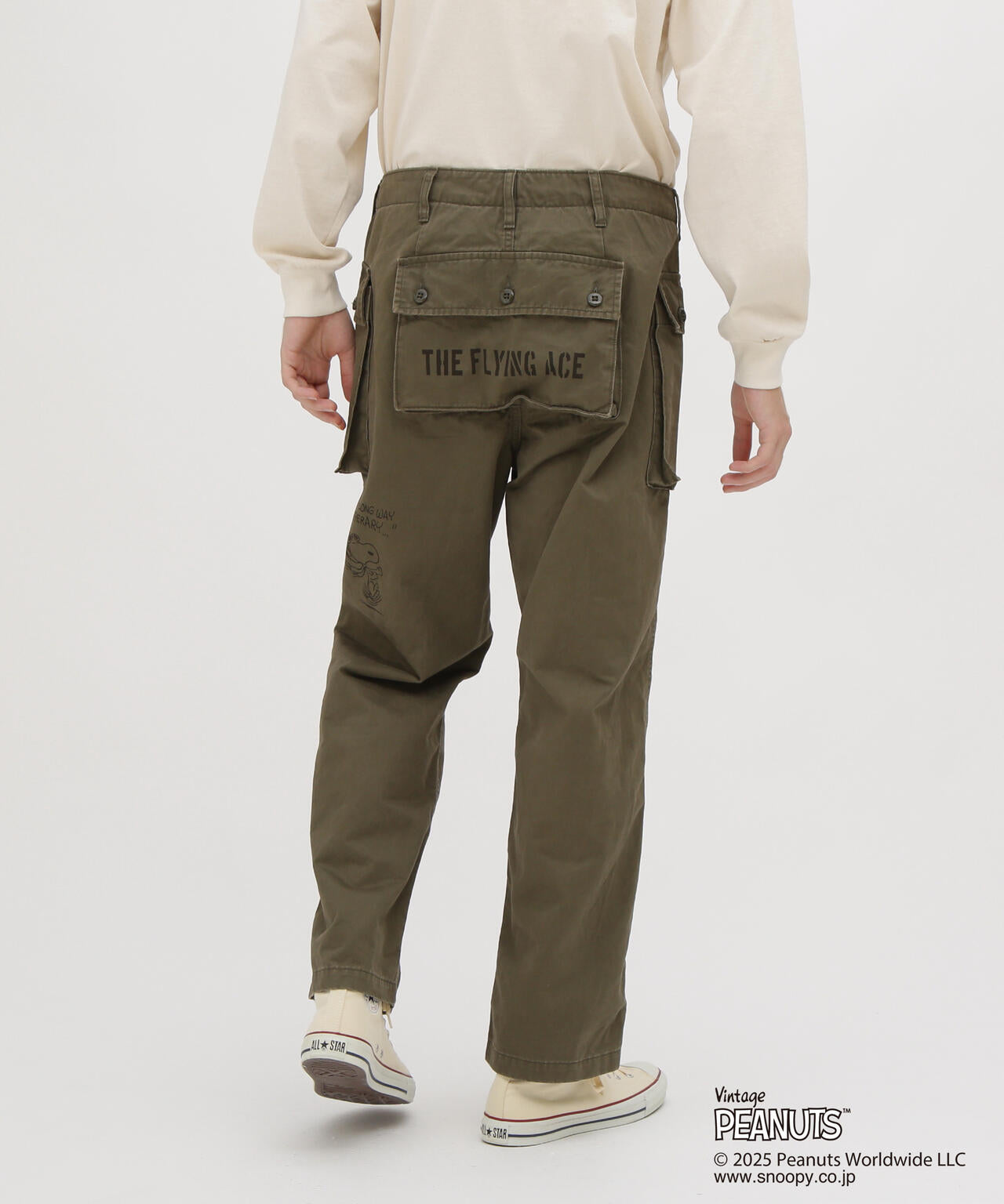 《AVIREX × PEANUTS》AERO PANTS ”FLYING ACE”
