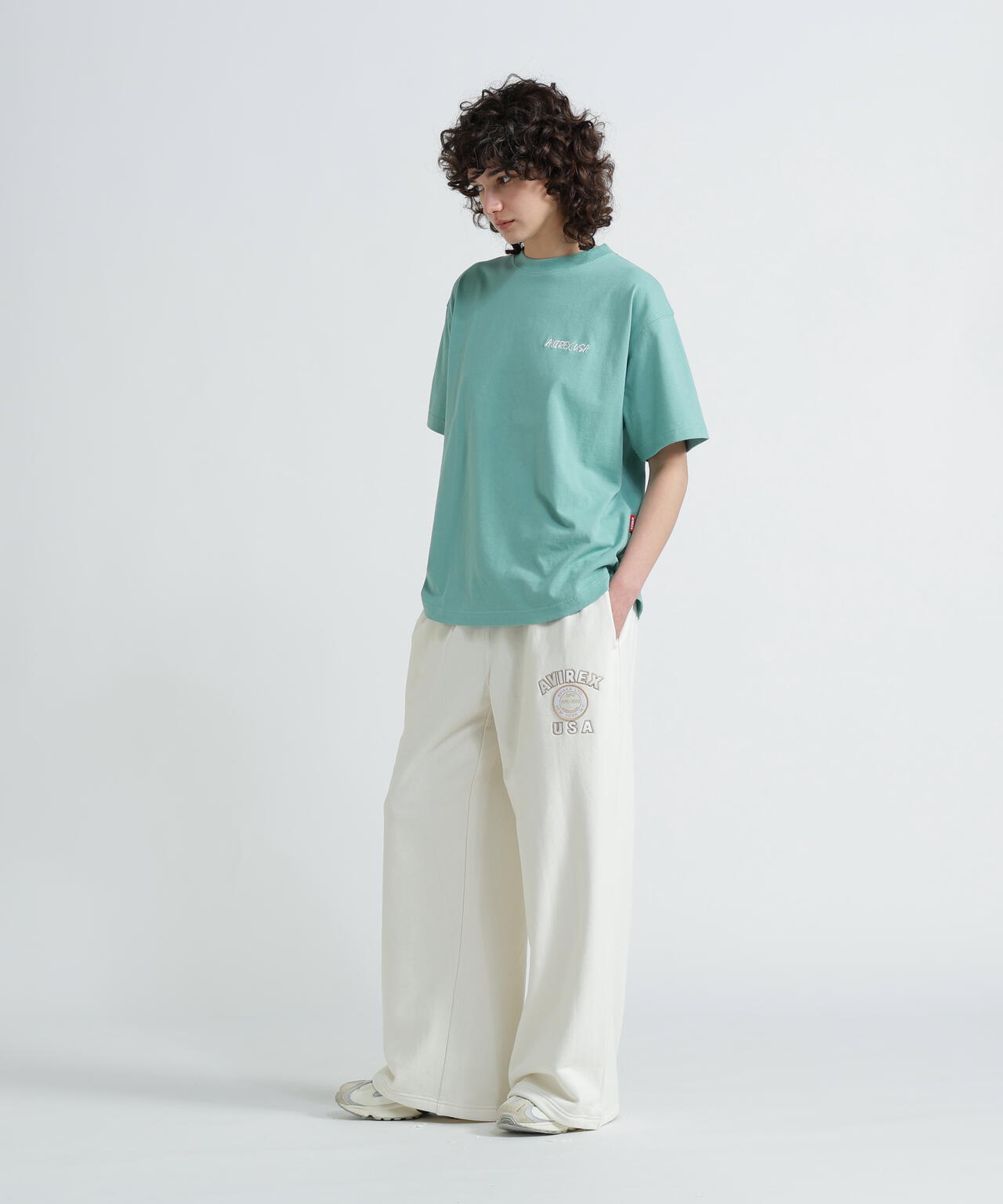 《WOMAN/直営店限定》AVIREX 50th VARSITY PANTS/バーシティーパンツ