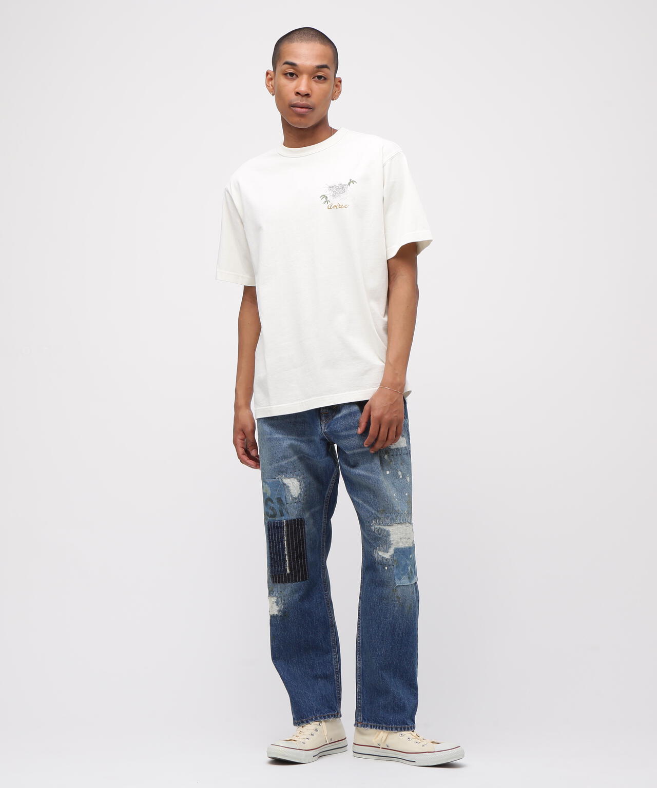 《RESTORE COLLECTION》DENIM PANTS ”REPAIR CUSTOM”