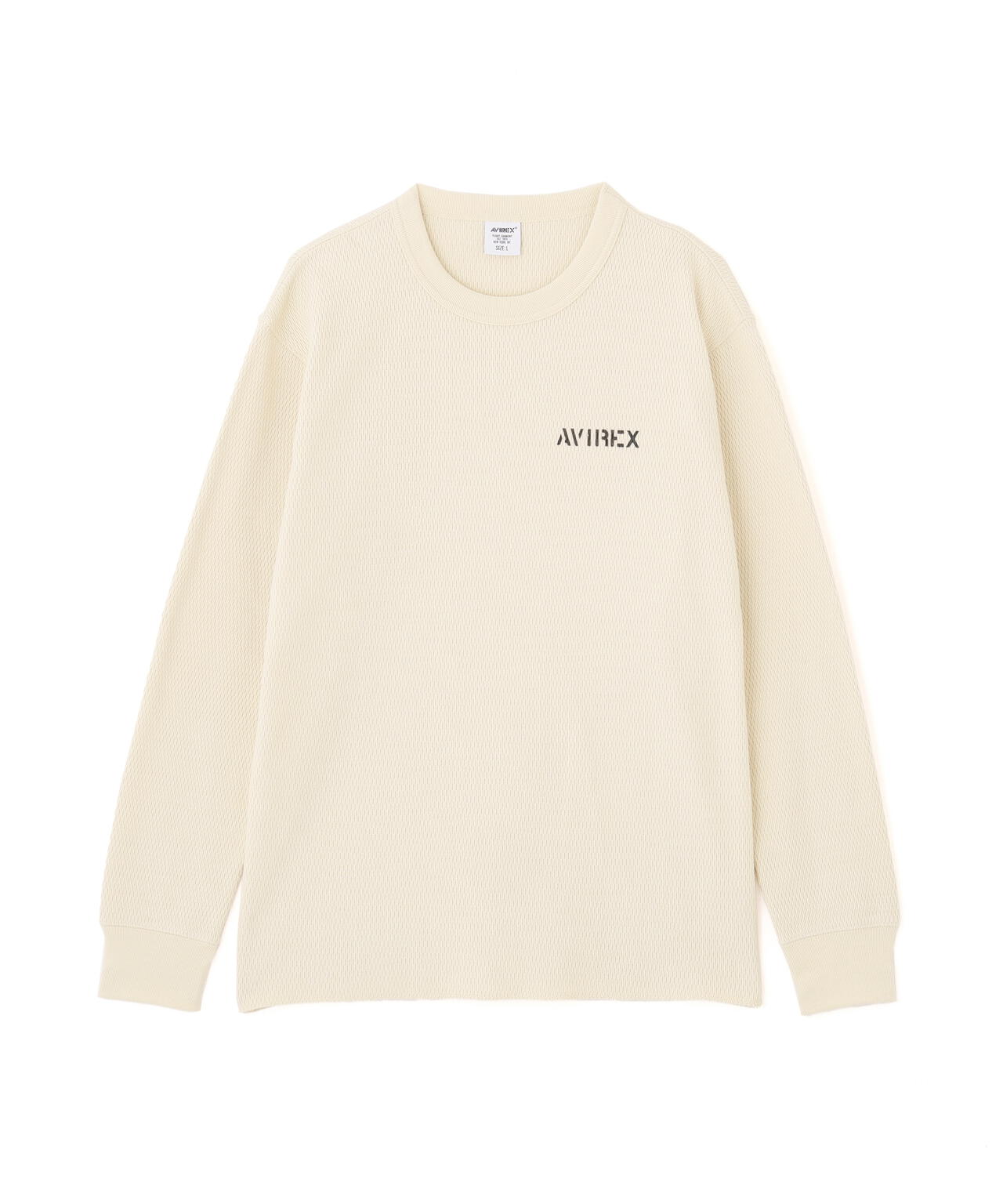 《WEB&DEPOT限定》STENCIL HONEYCOMB WAFFLE L/S T-SHIRT