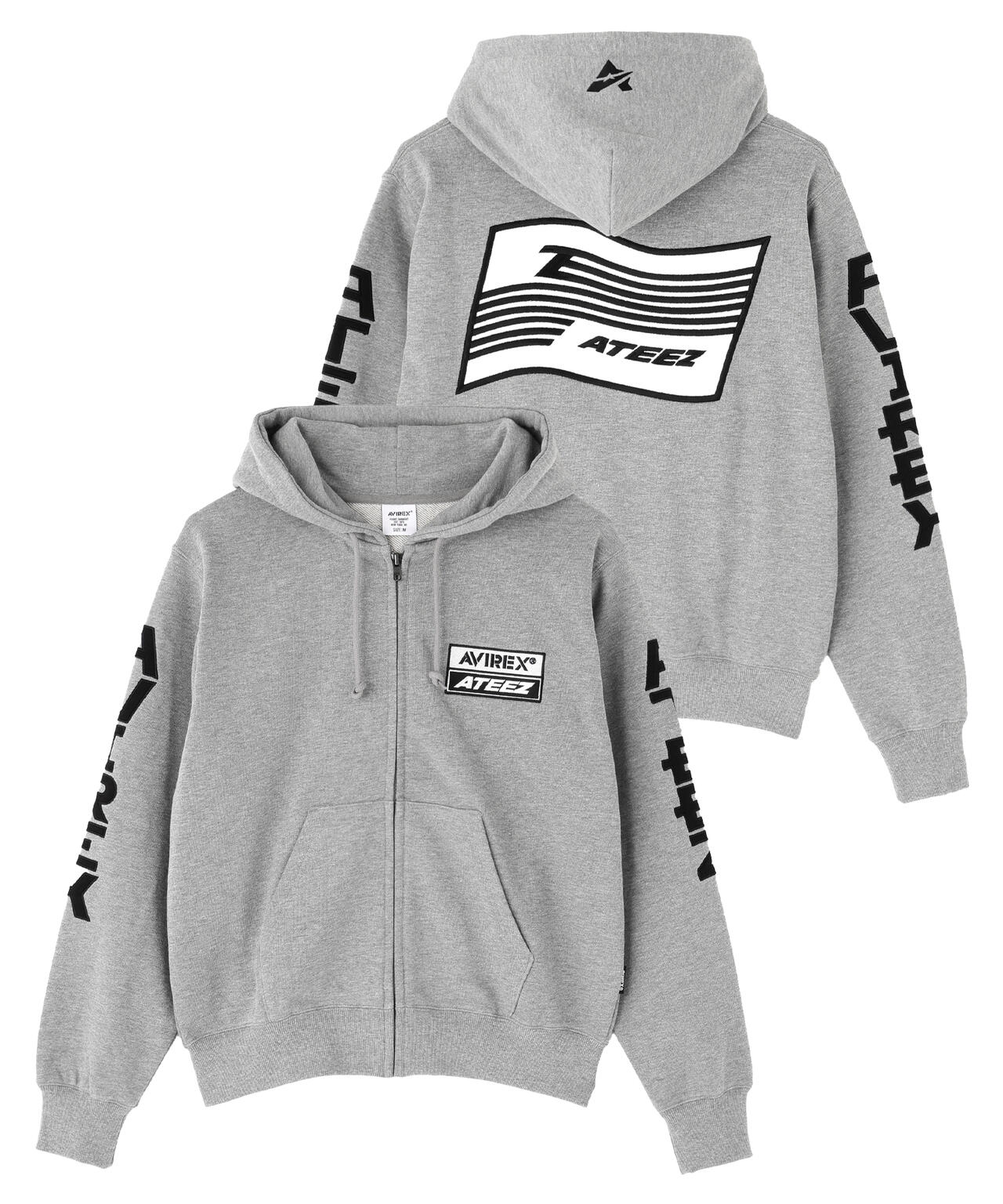 AVIREX × ATEEZ / SLEEVE LOGO PARKA