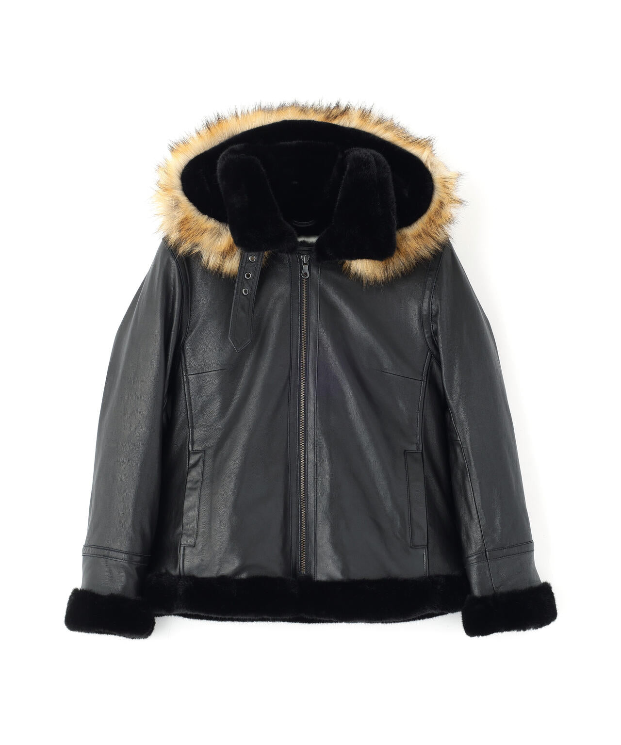 《直営店限定》GOAT VEGE HOOD LEATHER JACKET