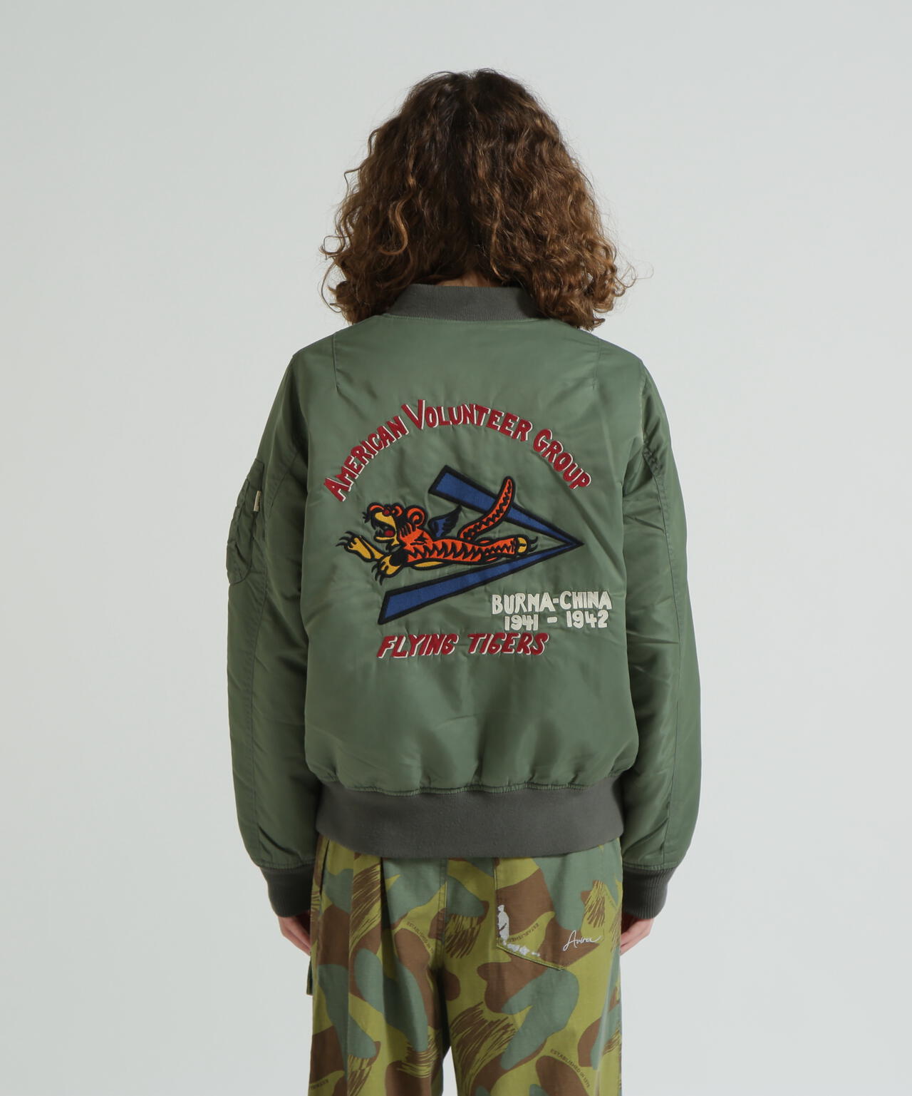 《WOMAN/直営店限定》WASHED MA-1 FLYING TIGERS