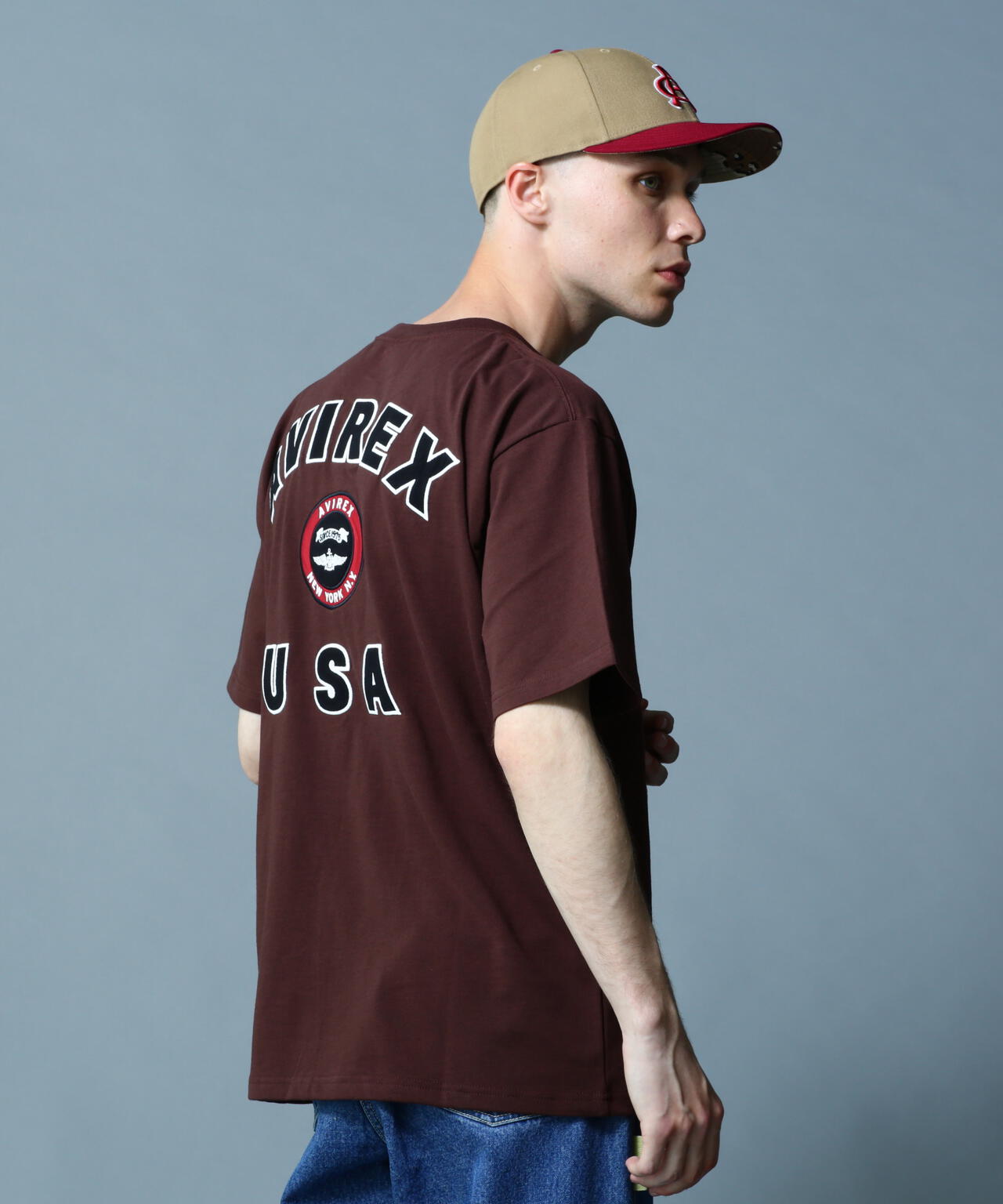VARSITY LOGO T-SHIRT 2.0 / バーシティ ロゴ Tシャツ2.0 / AVIREX / アヴィレックス