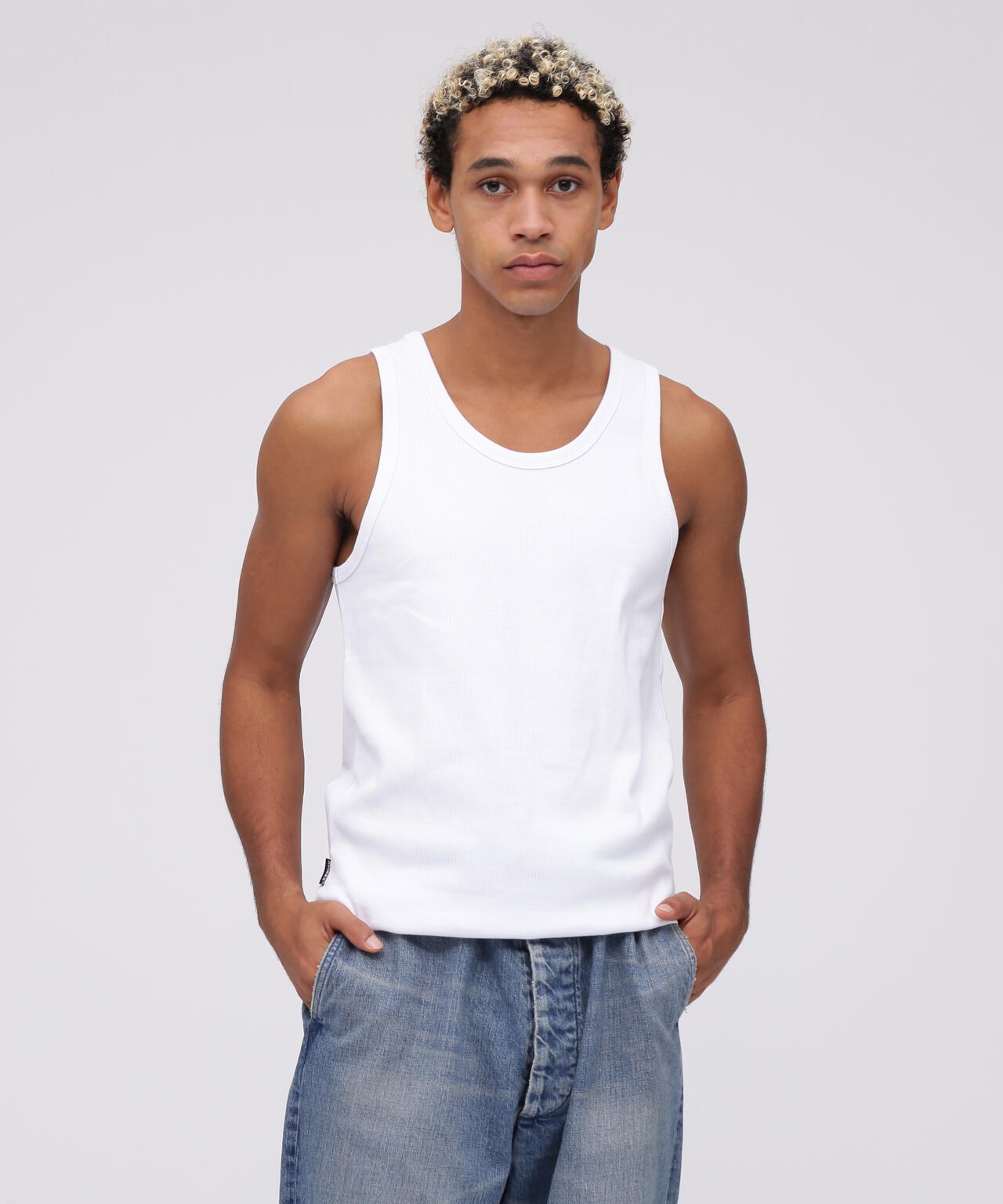 《DAILY/デイリー》RIB TANK TOP/リブ タンクトップ  デイリーウェア