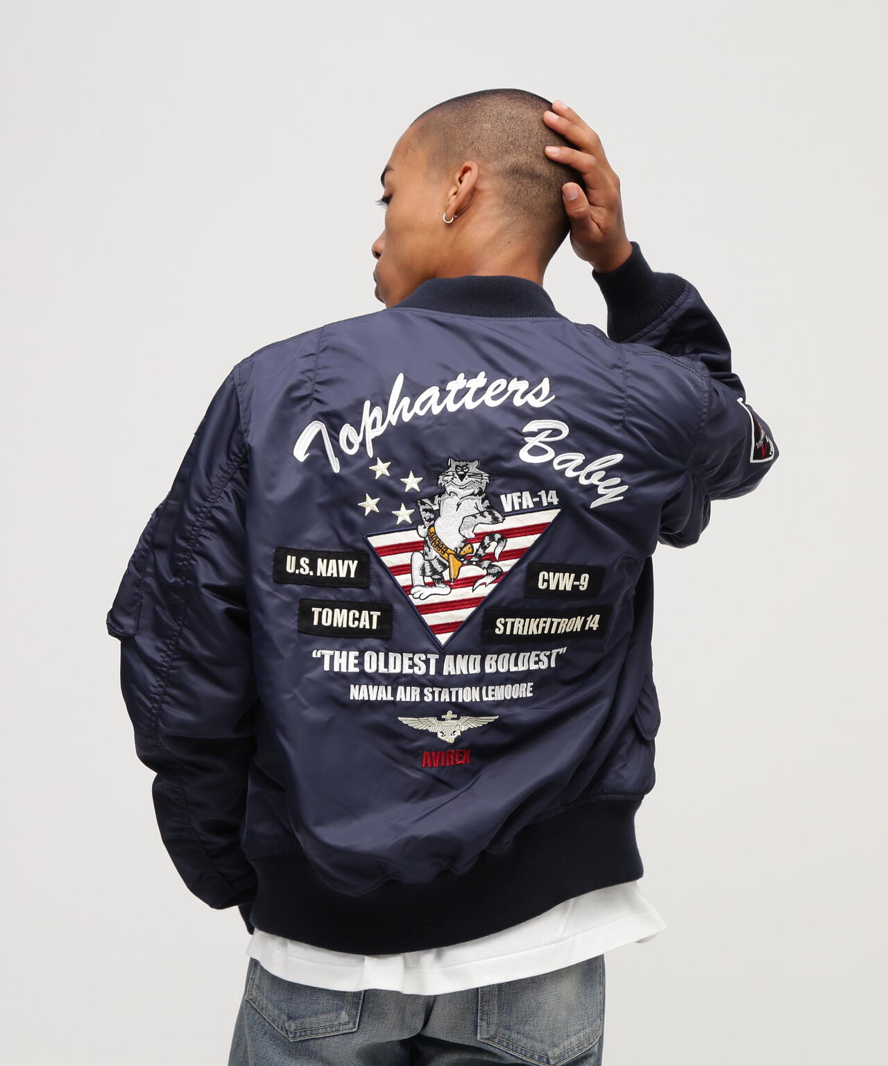 《WEB&DEPOT限定》LIGHT MA-1 TOPHATTERS