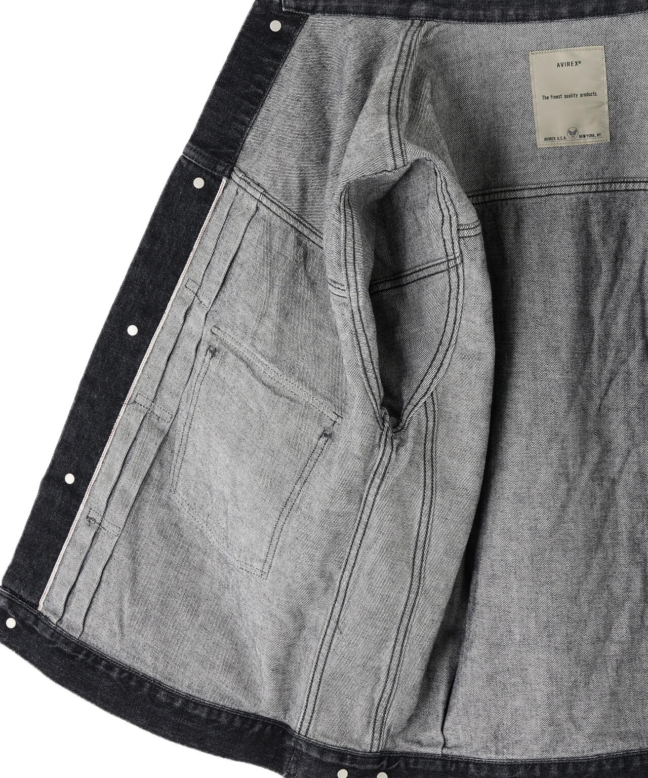 《TFQP》DENIM JACKET TYPE-2nd BLACK USED