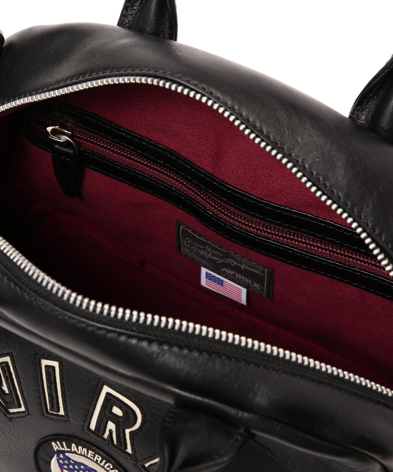 《直営店限定》VARSITY LEATHER MINI-BOSTON BAG / AVX5625