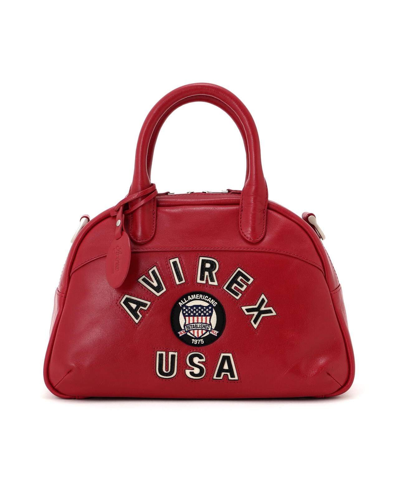 《直営店限定》VARSITY LEATHER MINI-BOSTON BAG / AVX5625