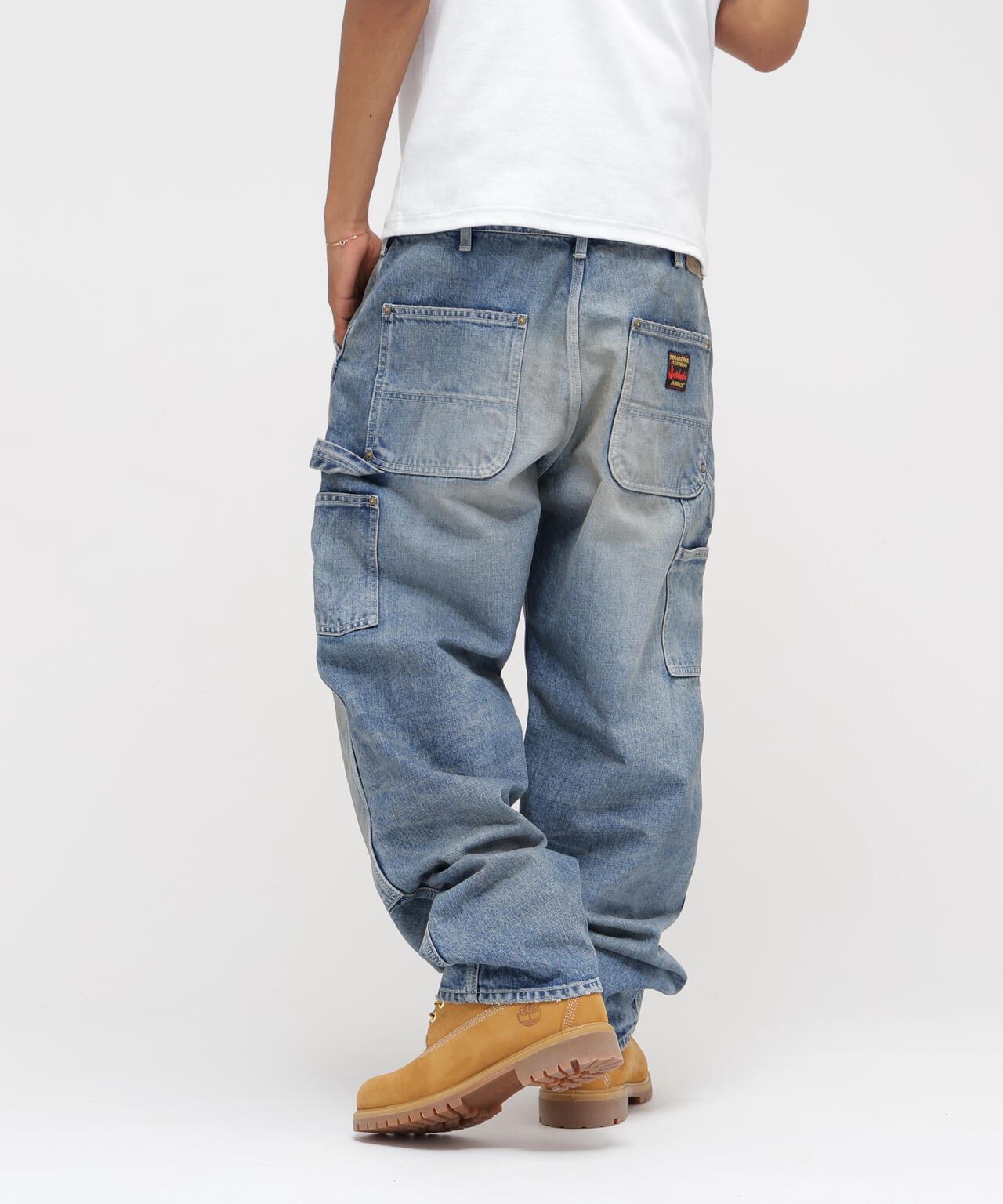 《AVIREX｜MOANDMO CLOTHING》DOUBLE KNEE DENIM PANTS
