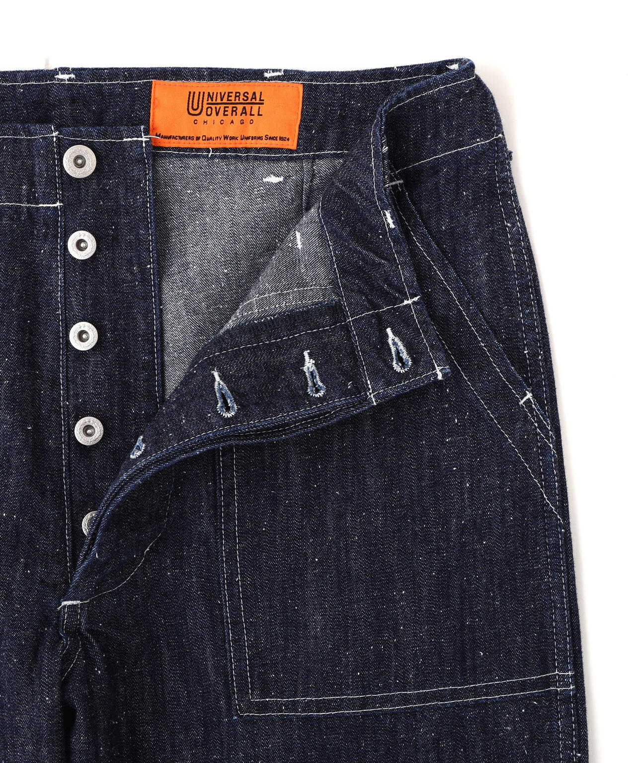 《AVIREX × UNIVERSAL OVERALL》NAVY POSTAL DENIM PANTS