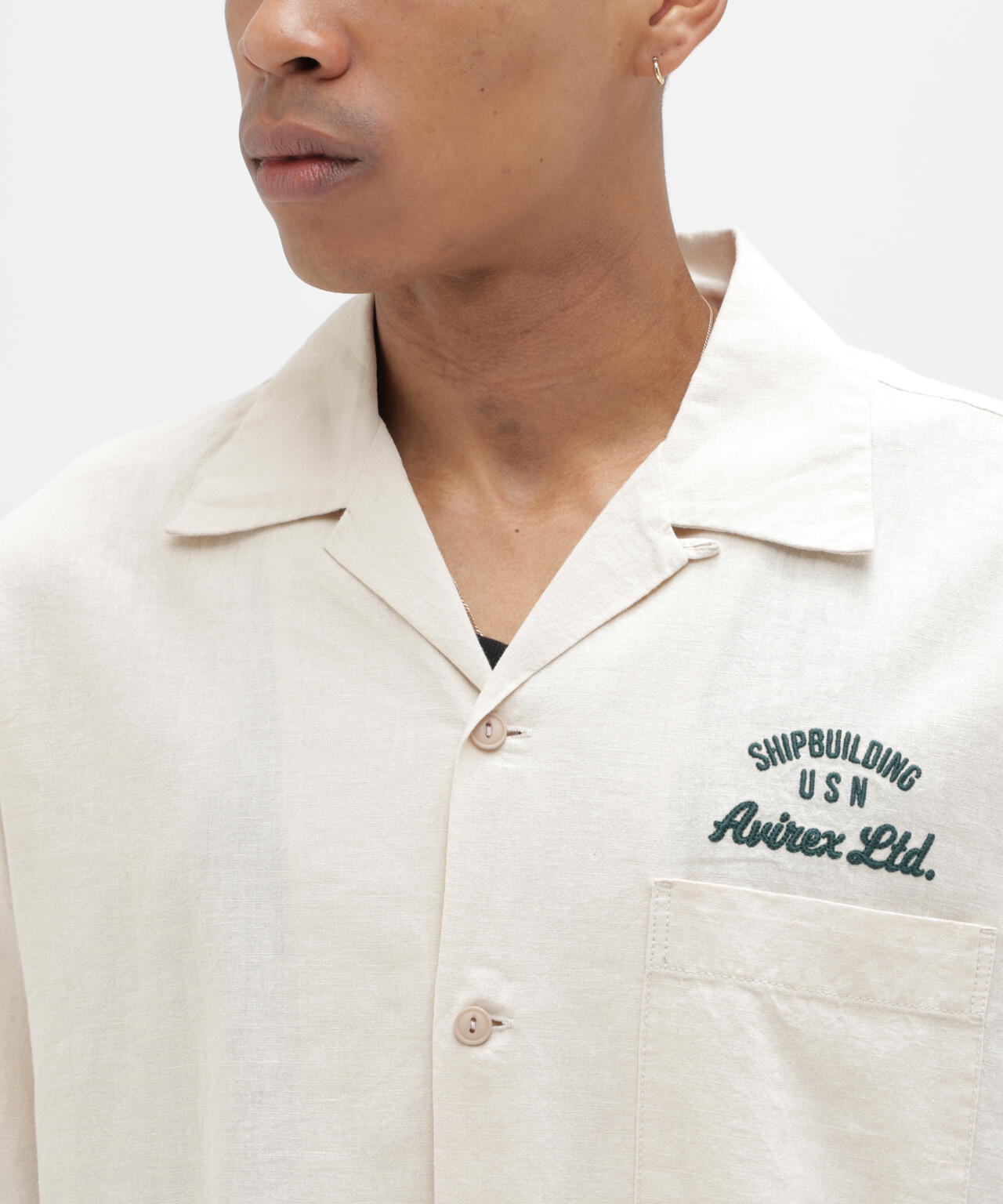 LINEN-COTTON S/S SHIRT ”Brooklyn”