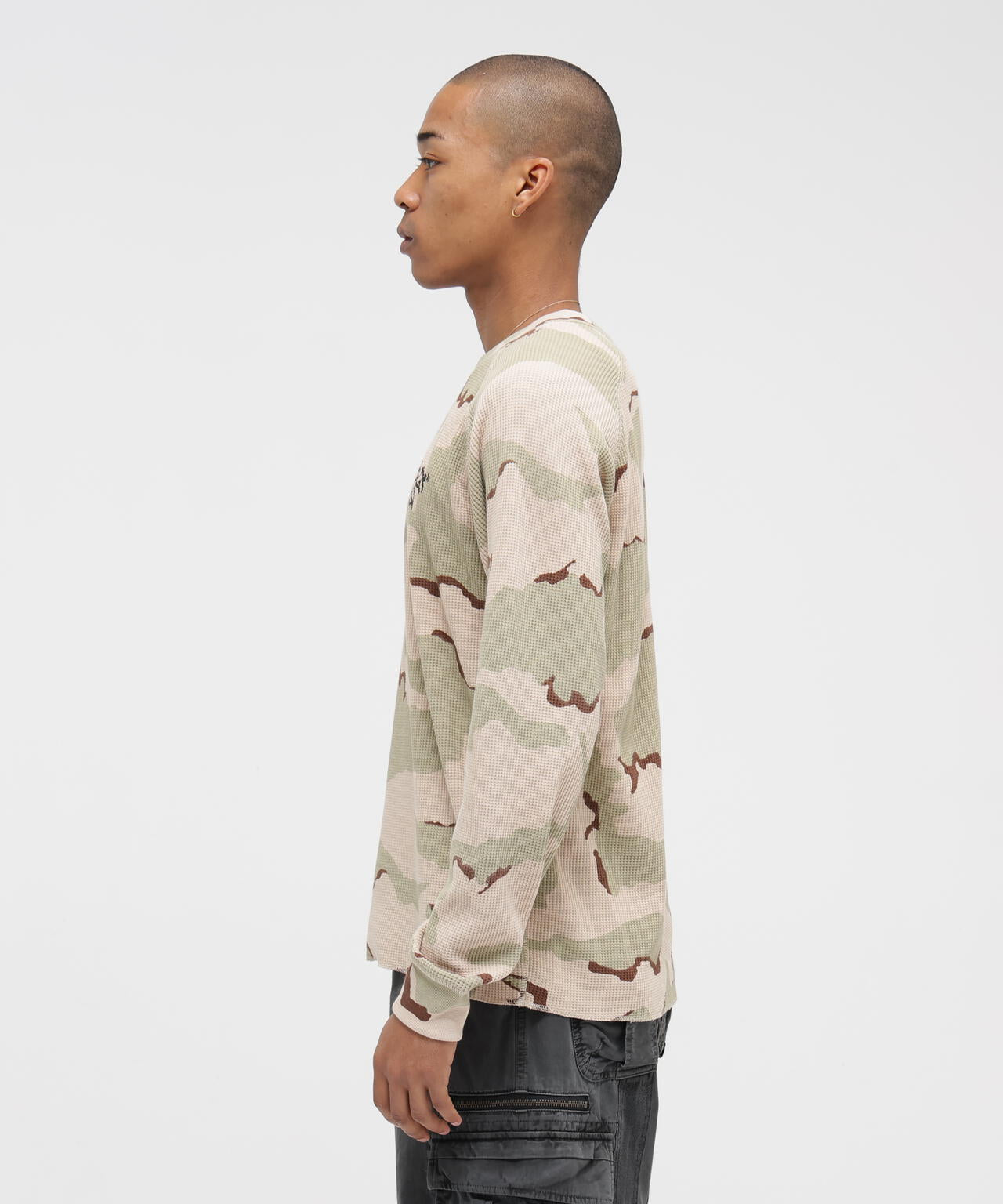 《直営店限定》MINI WAFFLE CAMO RAGLAN L/S T-SHIRT