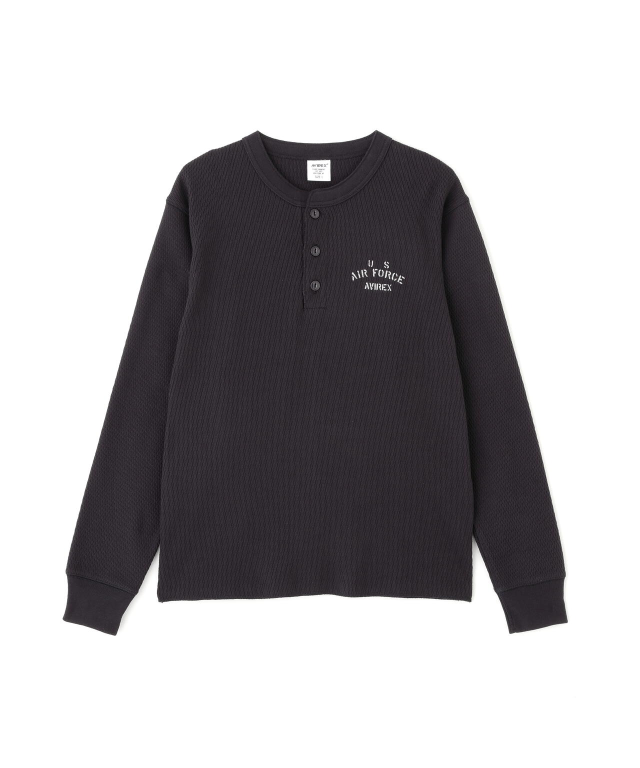 《直営店限定》HONEYCOMB HENRY NECK L/S T-SHIRT