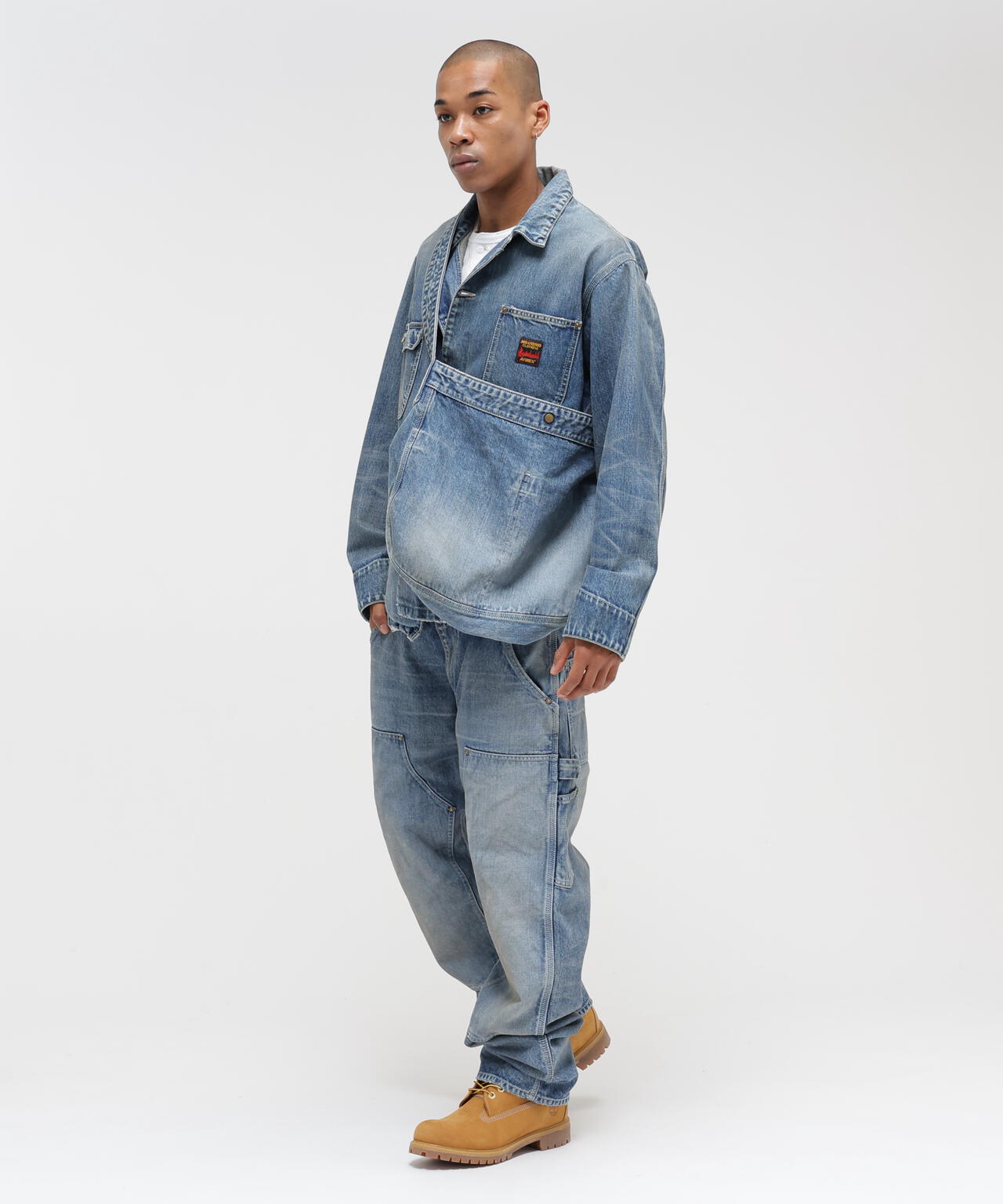 《AVIREX｜MOANDMO CLOTHING》DENIM POSTMAN BAG