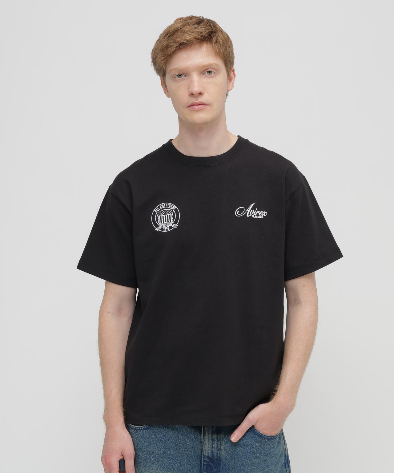 STITCH EMBROIDERY LOGO T-SHIRT