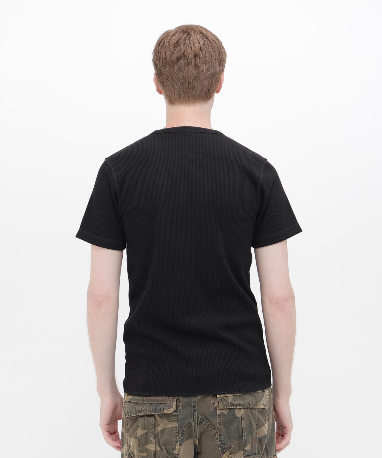 《DAILY/デイリー》THERMAL HENRY NECK T-SHIRT
