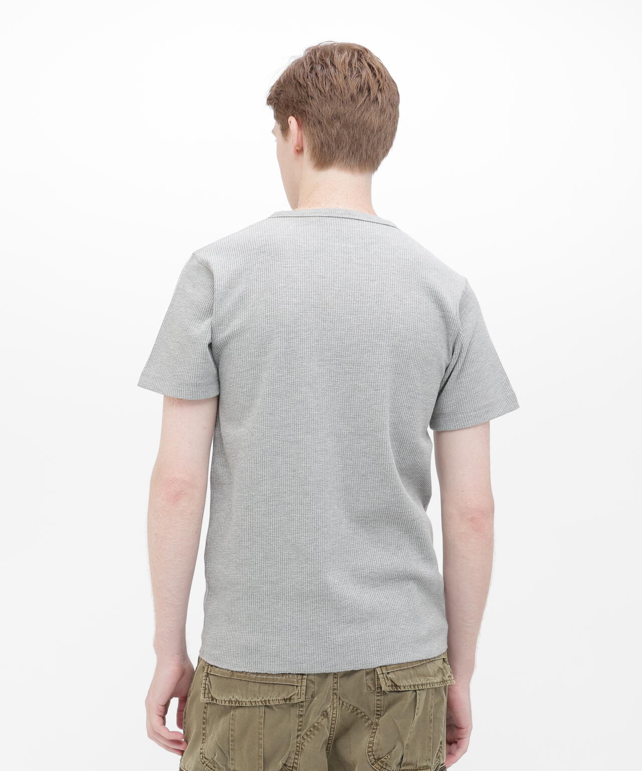《DAILY/デイリー》THERMAL HENRY NECK T-SHIRT