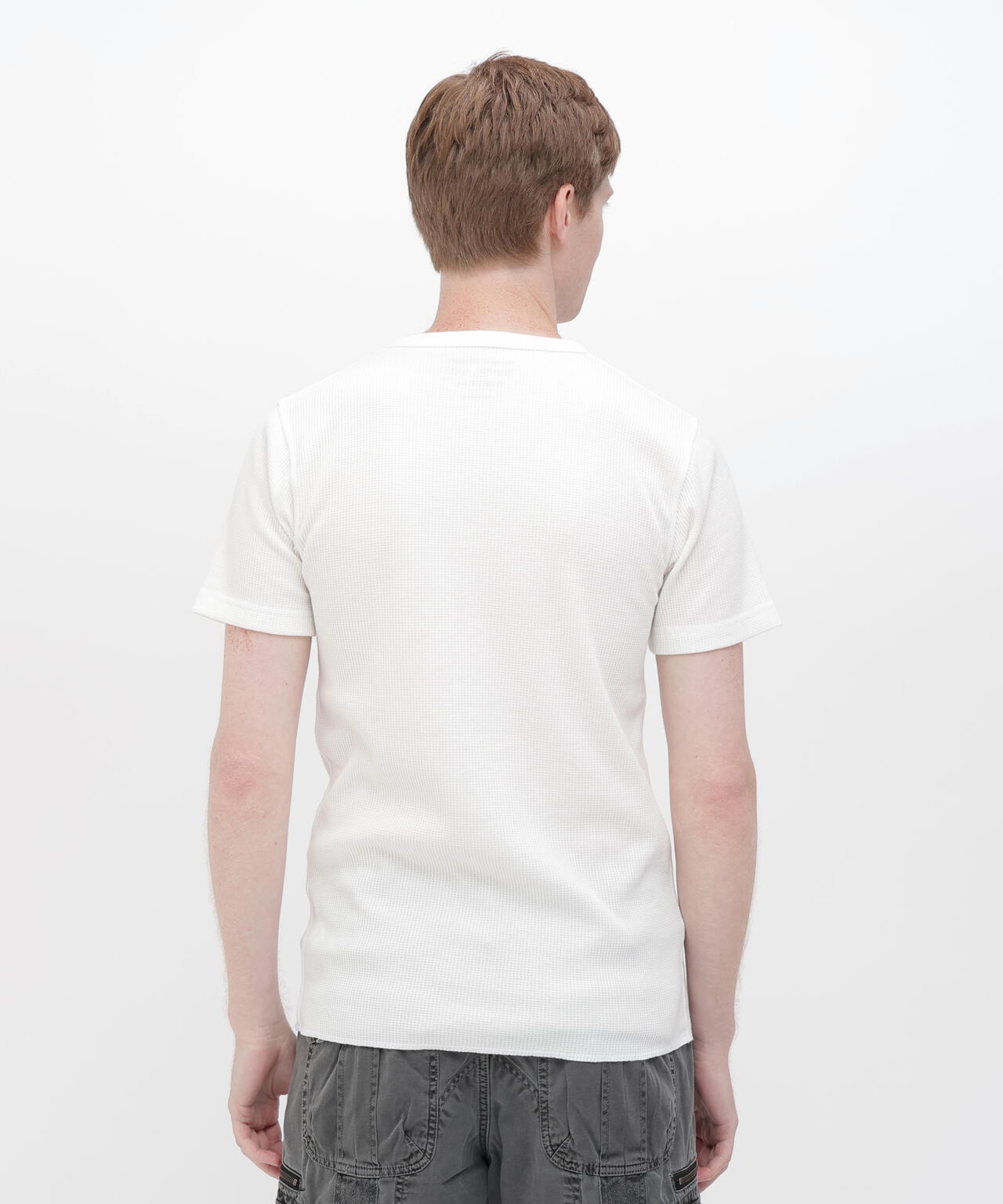 《DAILY/デイリー》THERMAL HENRY NECK T-SHIRT