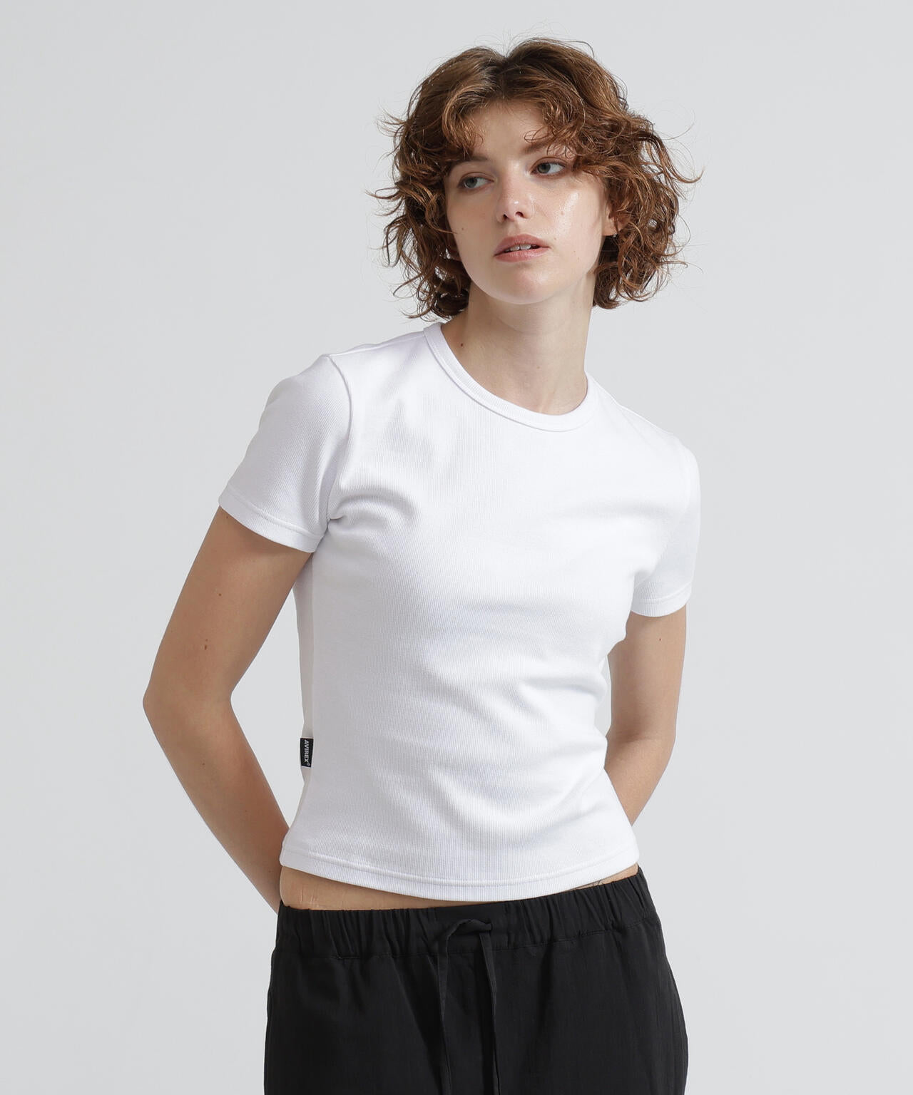 《DAILY/デイリー/WOMAN》 S/S CREW NECK T-SHIRT