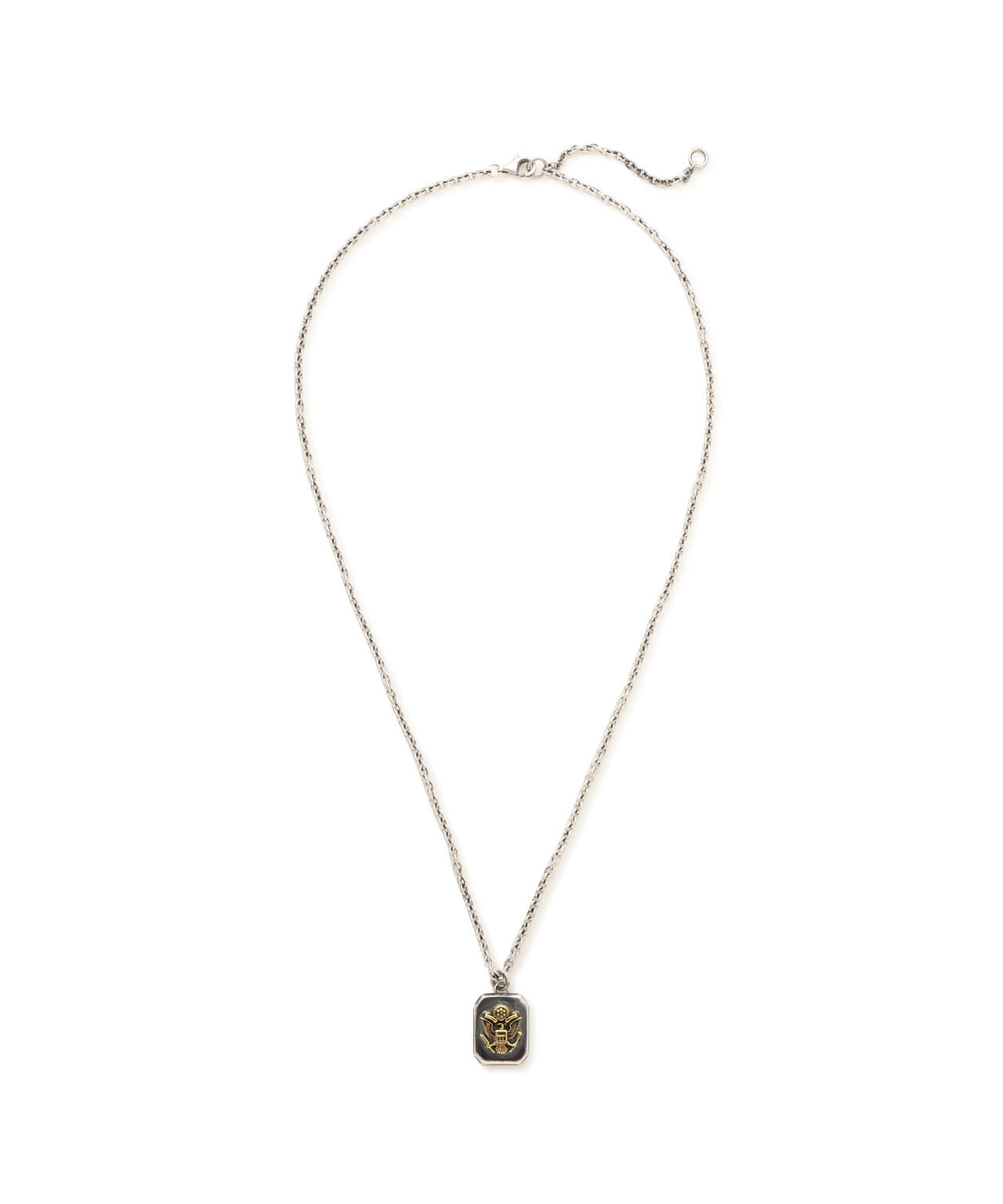 《AVIREX by J.H.M CO.，LTD.》MATERIAL COMBI SIGNET NECKLACE ”USAF”