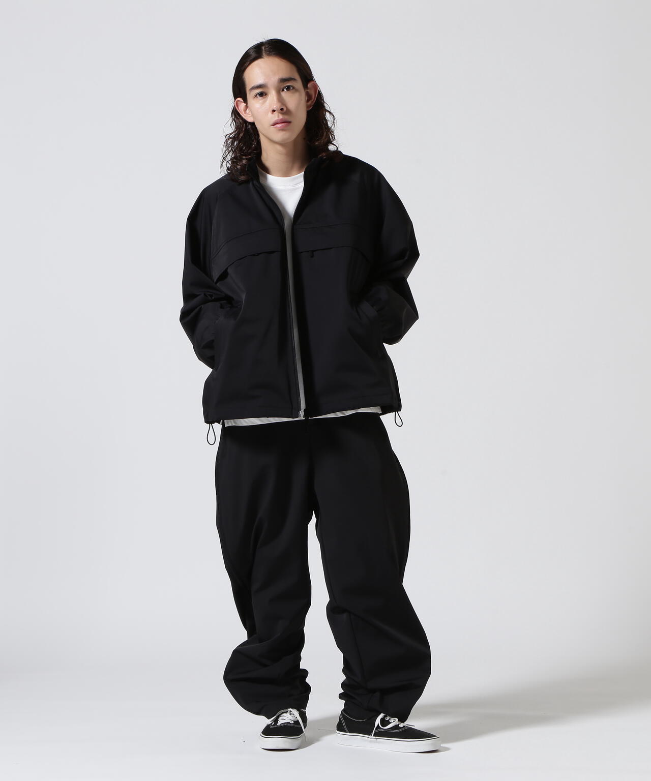WHITELAND/ホワイトランド/THREE LAYERS WIDE ZIP PANTS/レイヤーワイドジップパンツ