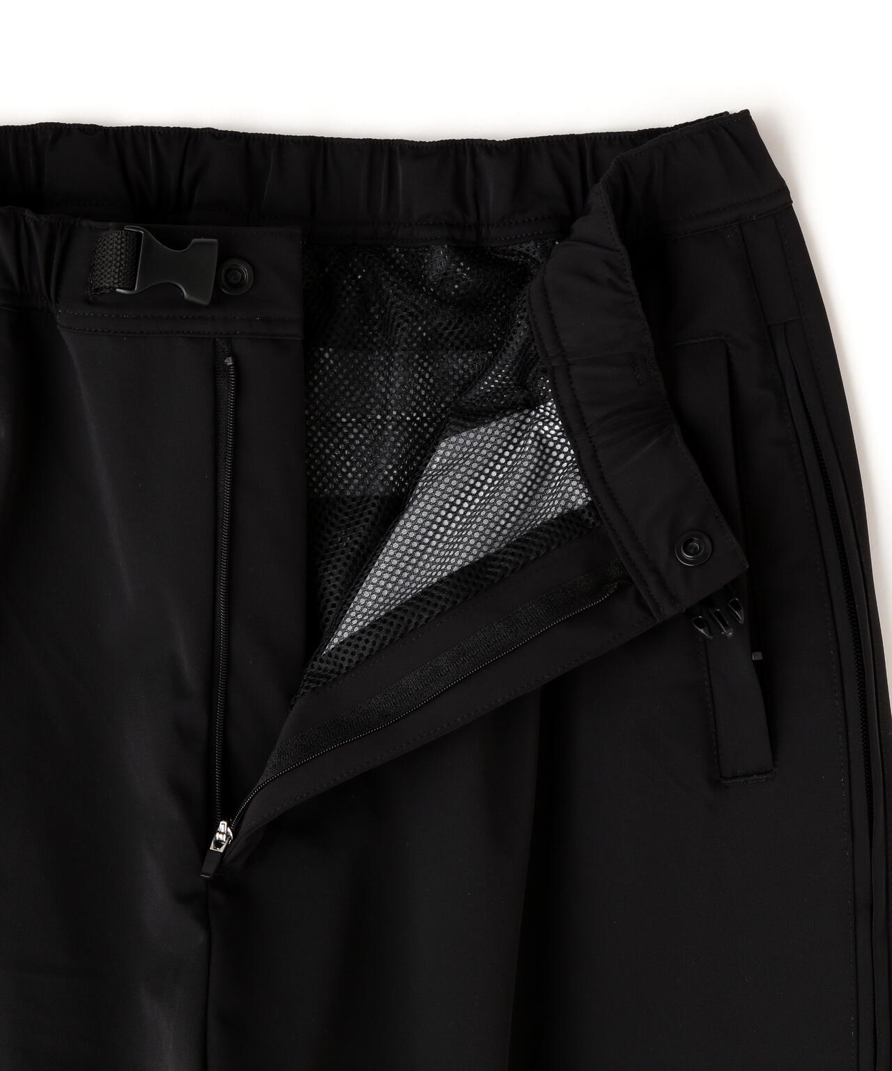 WHITELAND/ホワイトランド/THREE LAYERS WIDE ZIP PANTS/レイヤーワイドジップパンツ