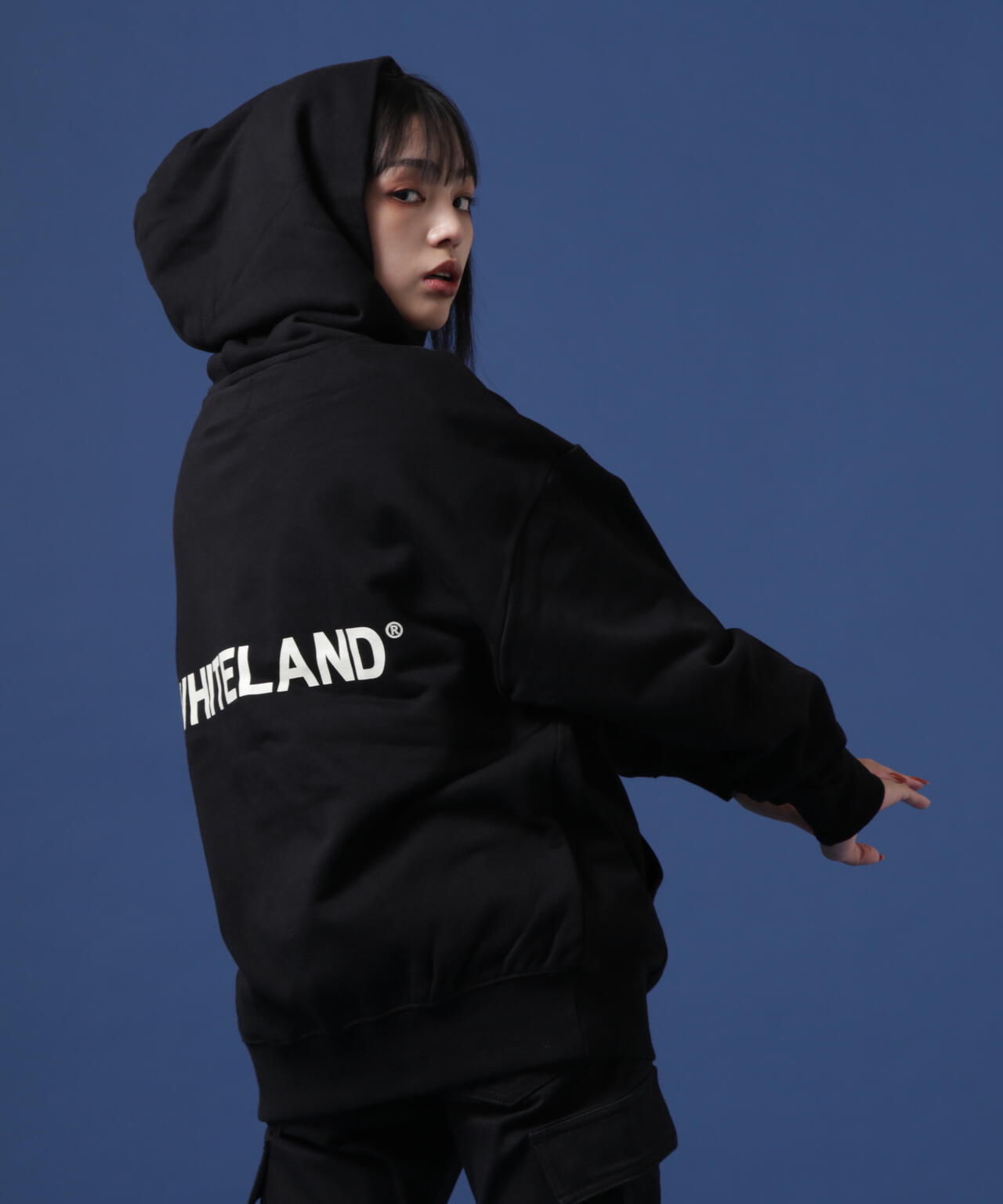 【WEB&DEPOT限定】WHITELAND/ホワイトランド/LOGO SWT HOODIE/ロゴ