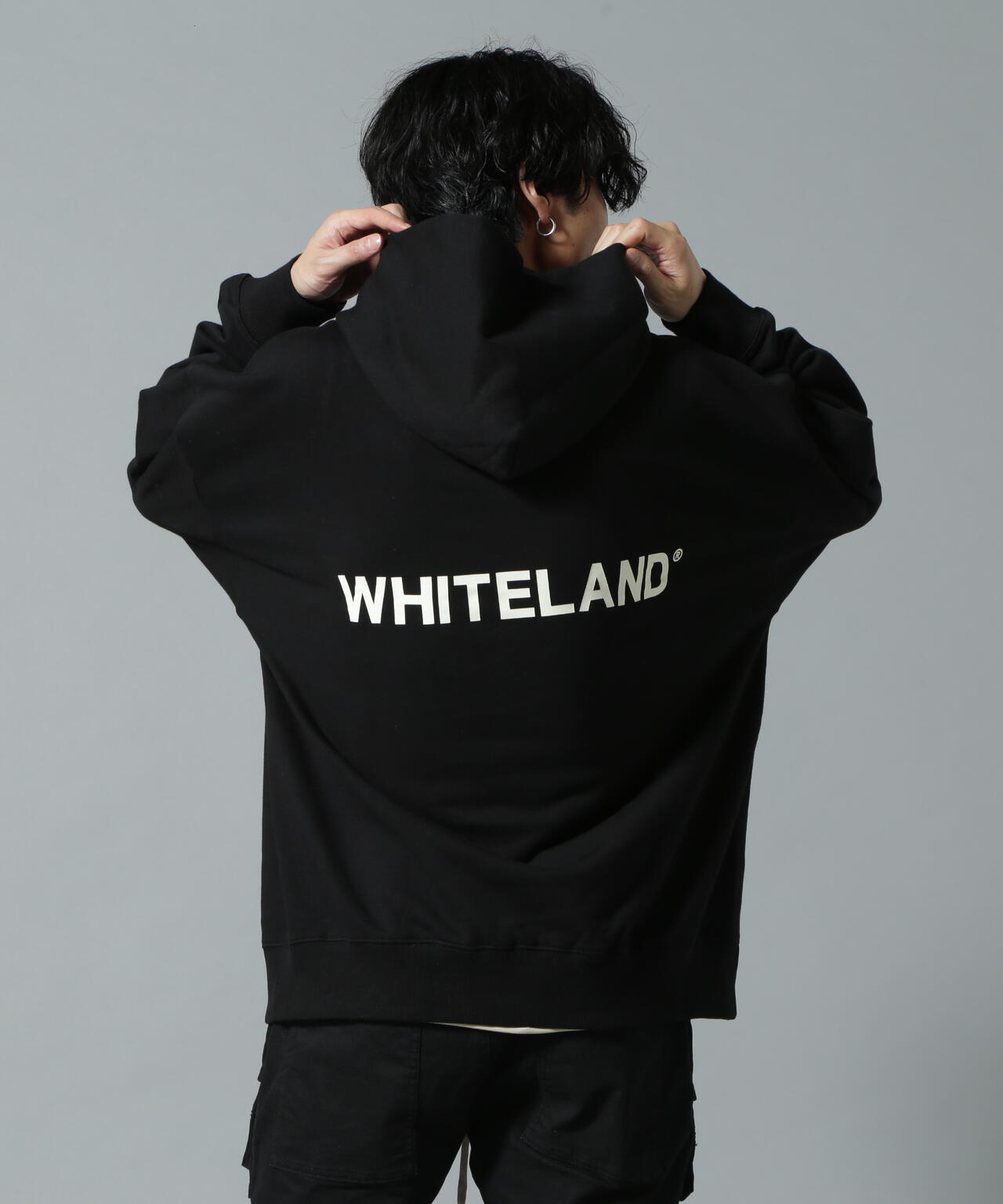 【WEB&DEPOT限定】WHITELAND/ホワイトランド/LOGO SWT HOODIE/ロゴ