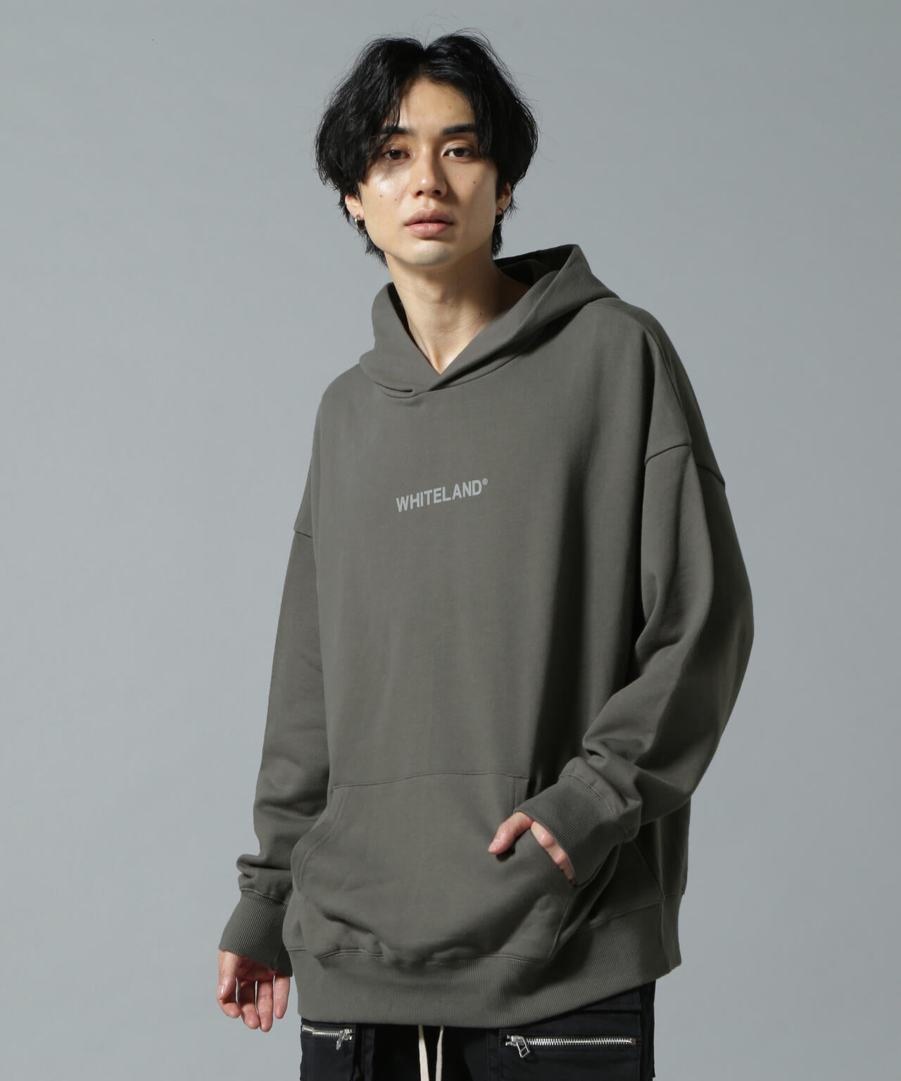 【WEB&DEPOT限定】WHITELAND/ホワイトランド/LOGO SWT HOODIE/ロゴ