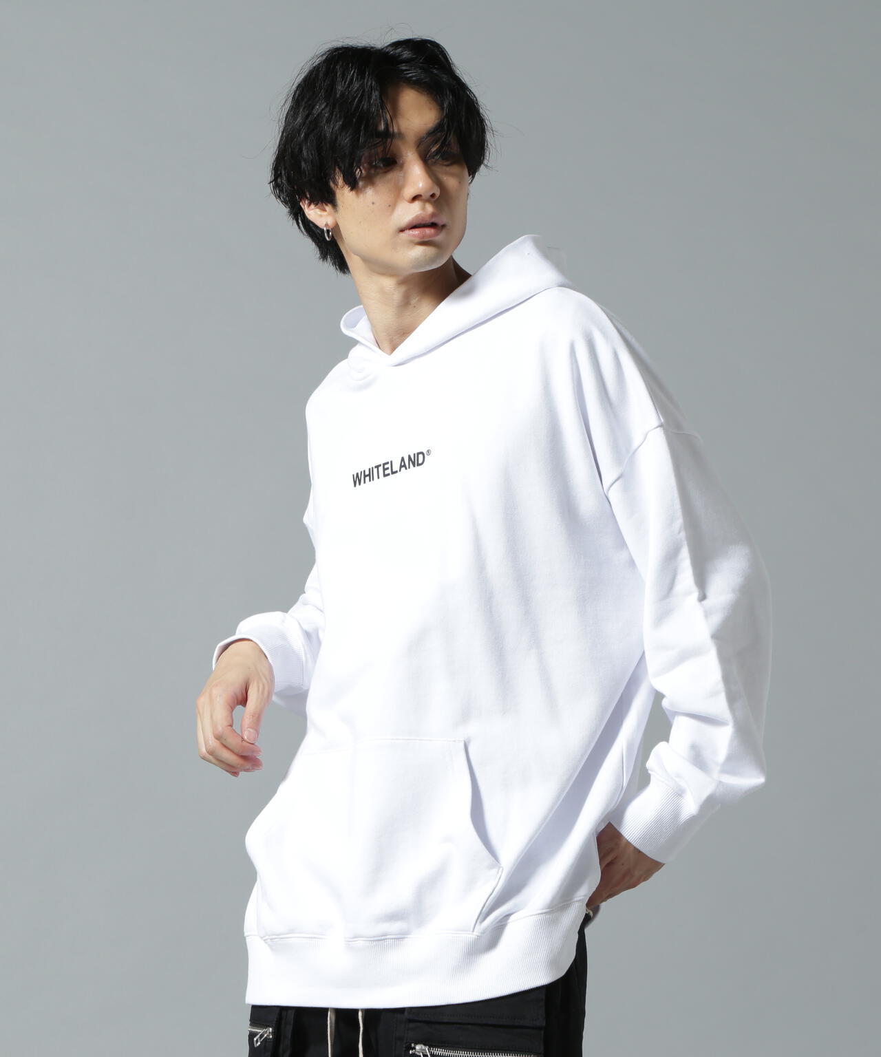 【WEB&DEPOT限定】WHITELAND/ホワイトランド/LOGO SWT HOODIE/ロゴ