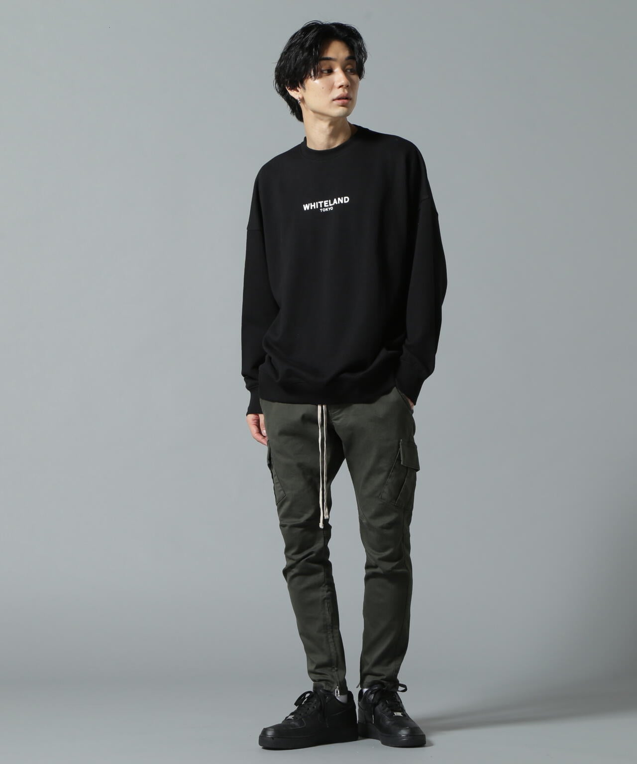【WEB＆DEPOT限定】WHITELAND/ホワイトランド/TOKYO SWT CN/クルーネック