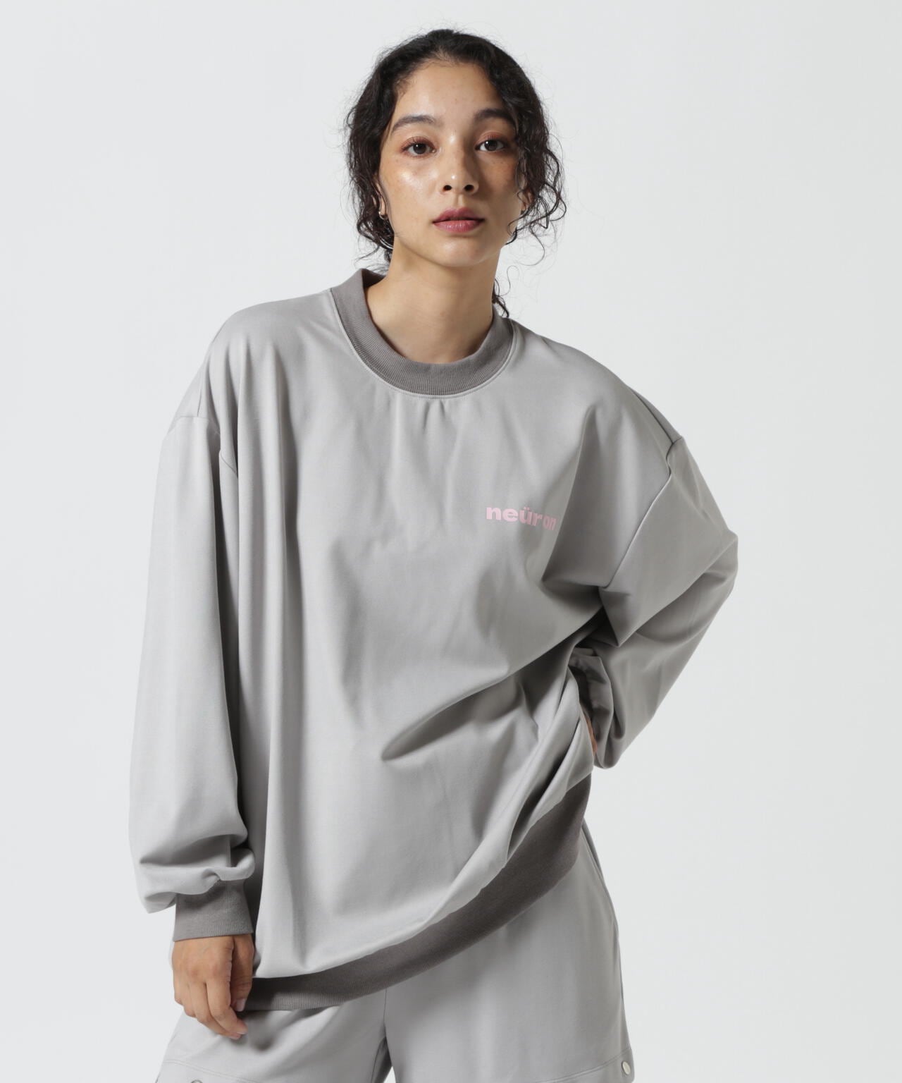 neuron/にゅうろん/ロゴロングＴシャツ