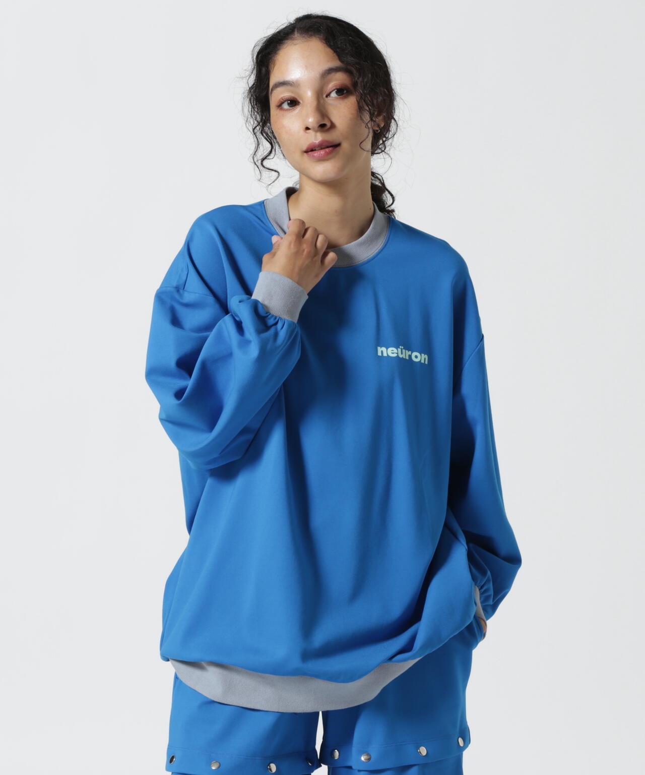 neuron/にゅうろん/ロゴロングＴシャツ