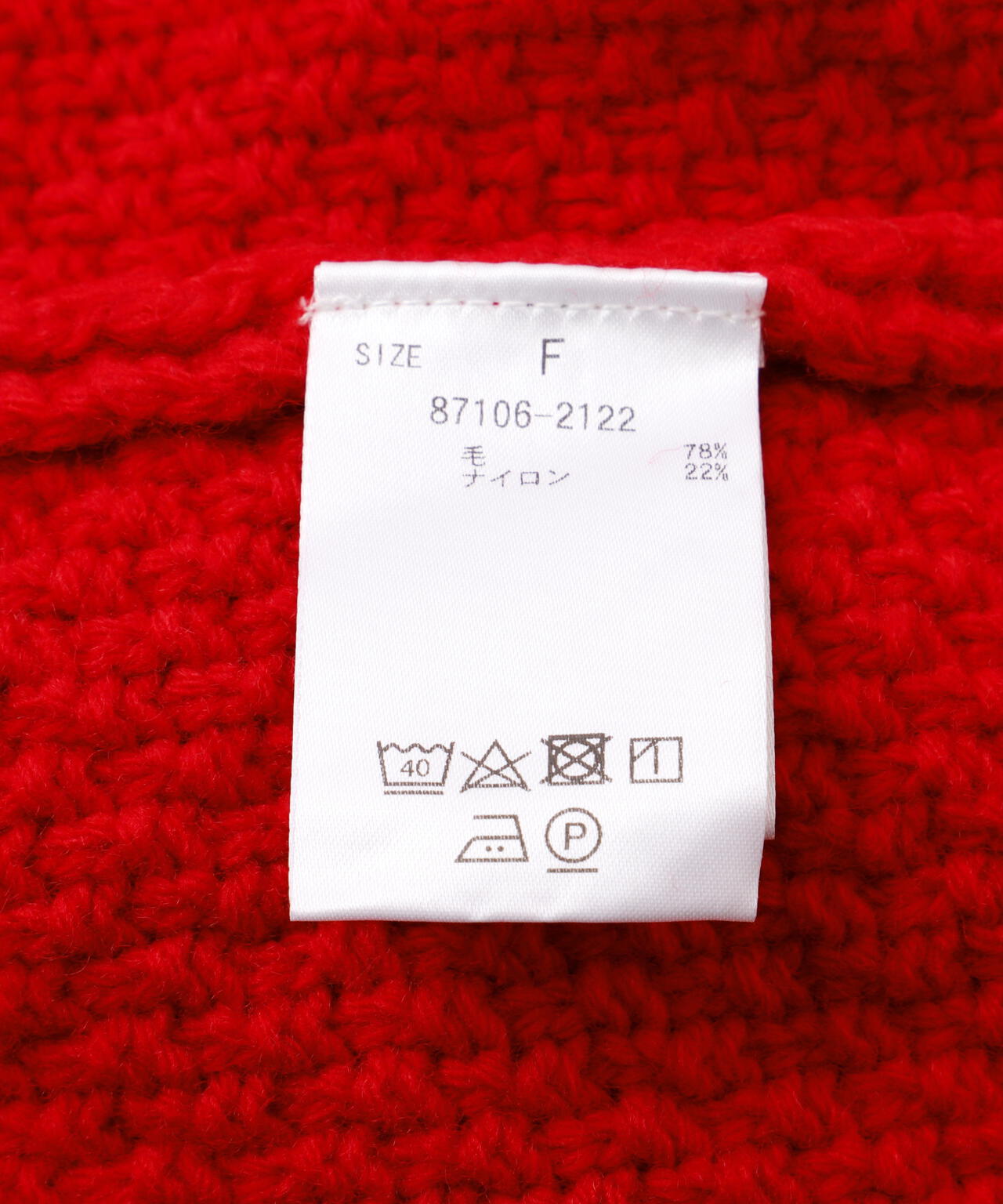 MANOF/マノフ/SHOULDER TUCK CABLE KNIT