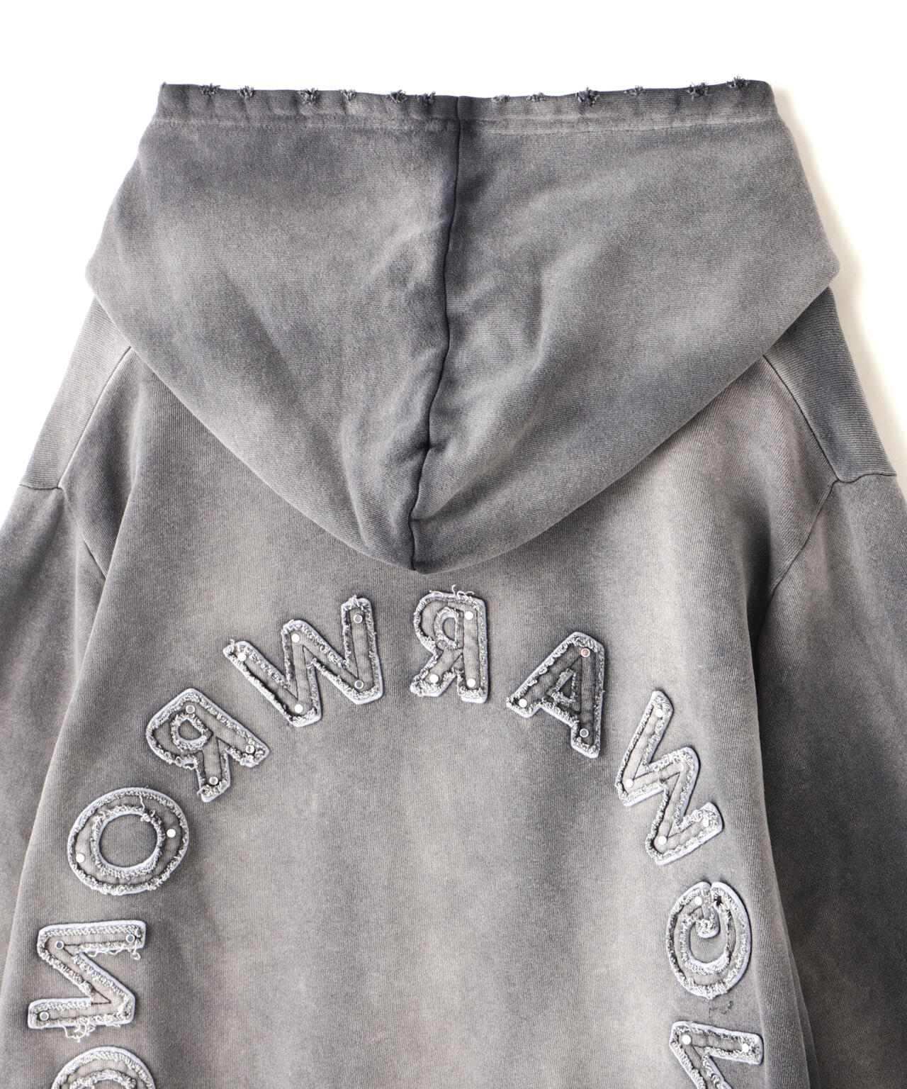 DankeSchon/ダンケシェーン/SPRAYED SWEAT ZIP HOODIE