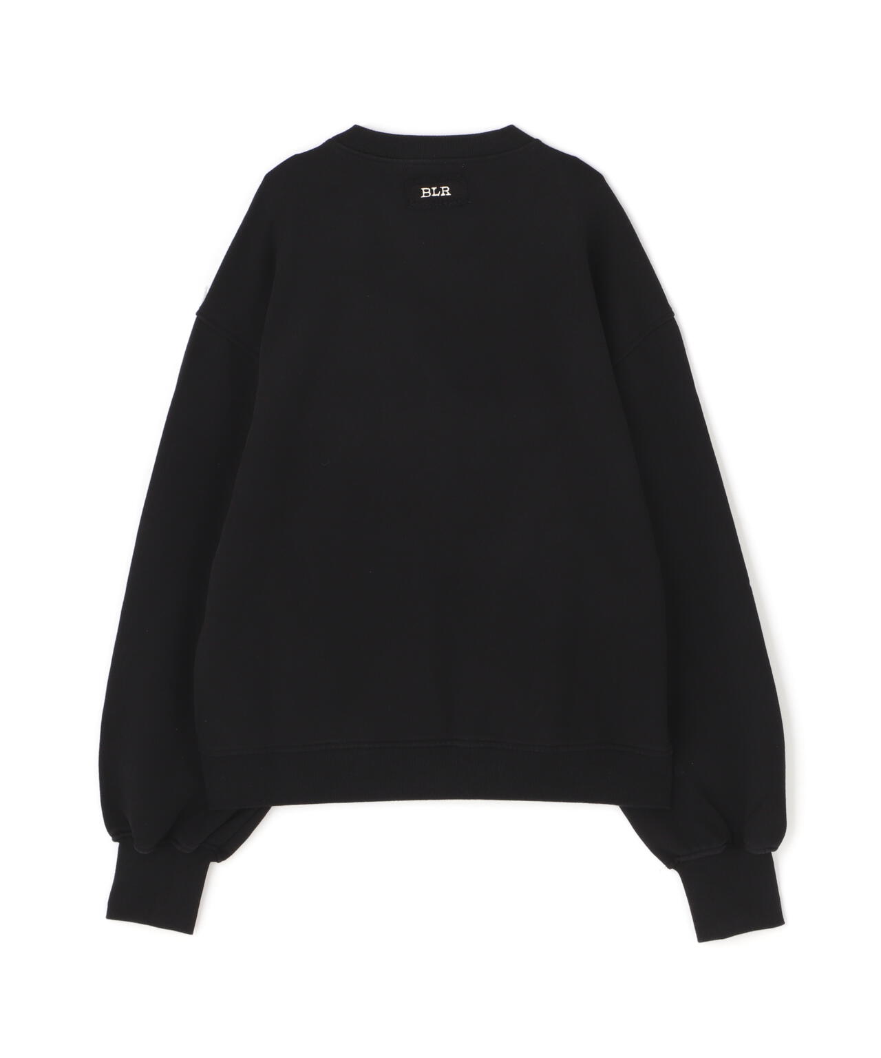 BLR/ビーエルアール/OVER-FIT RAW-CUTTED LINE SWEATSHIRTS