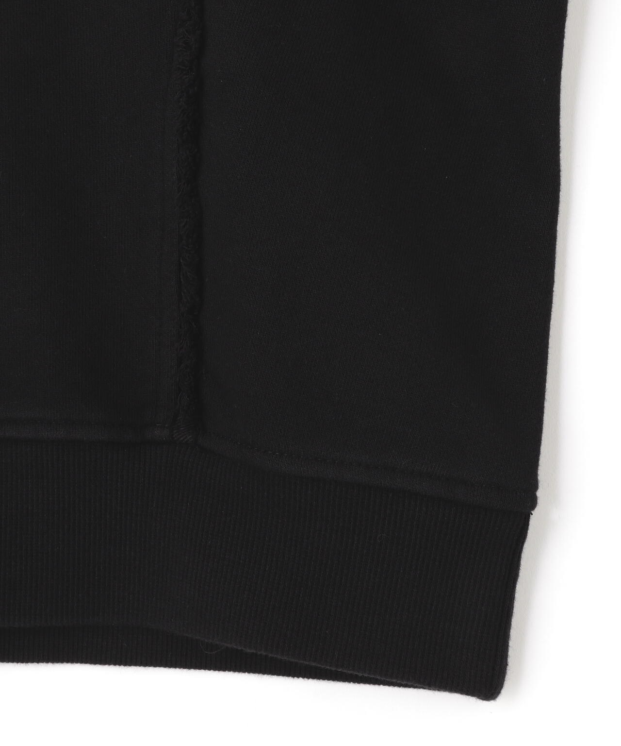 BLR/ビーエルアール/OVER-FIT RAW-CUTTED LINE SWEATSHIRTS