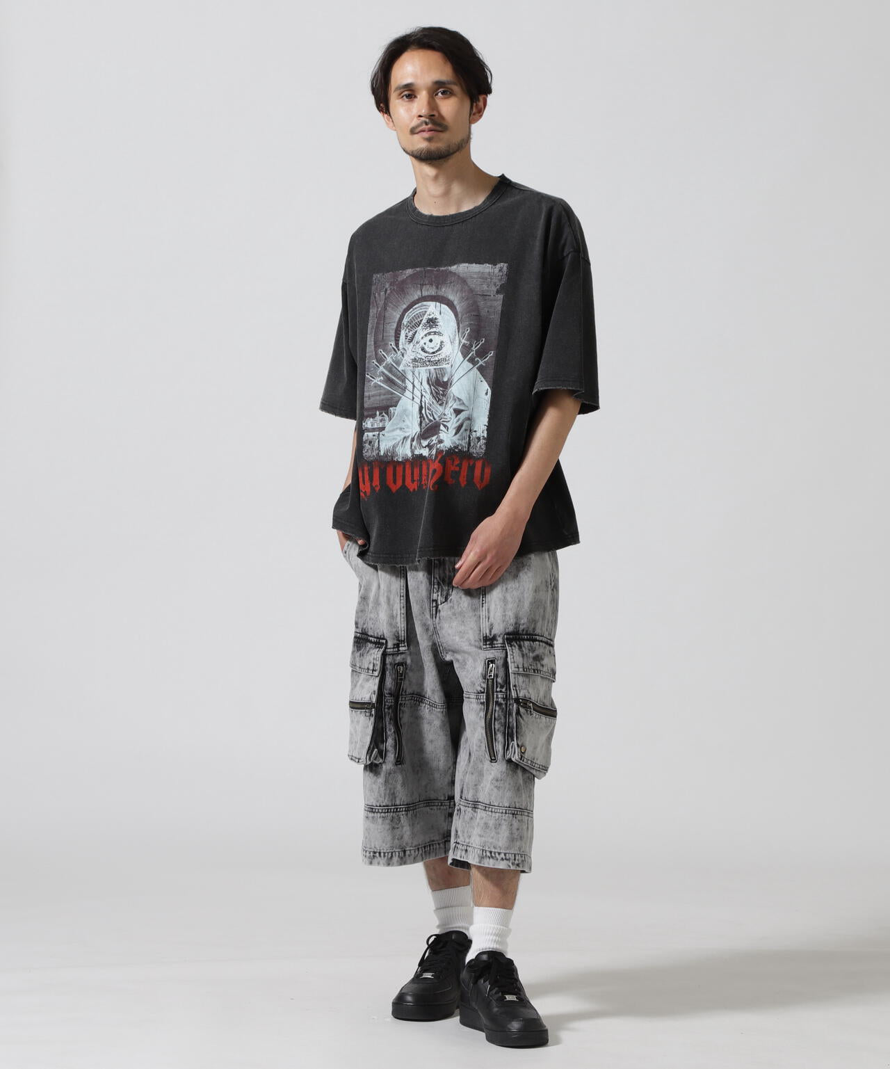 DankeSchon/ダンケシェーン/GRADATION CHEMICAL S/S TEE EYE